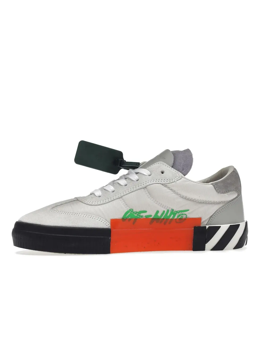 Мужские кроссовки с низким верхом OFF-WHITE New Vulcanized Low — изображение 3 из 4, белый/черный/серый