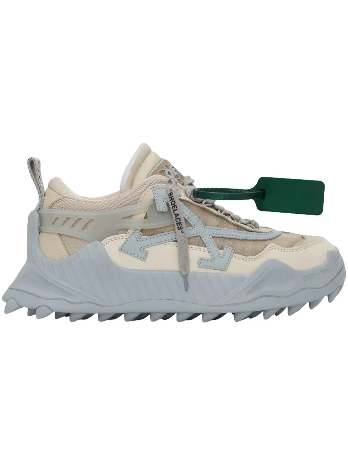 Женские кроссовки OFF-WHITE Odsy-1000 — изображение 1 из 1, бежевый синий