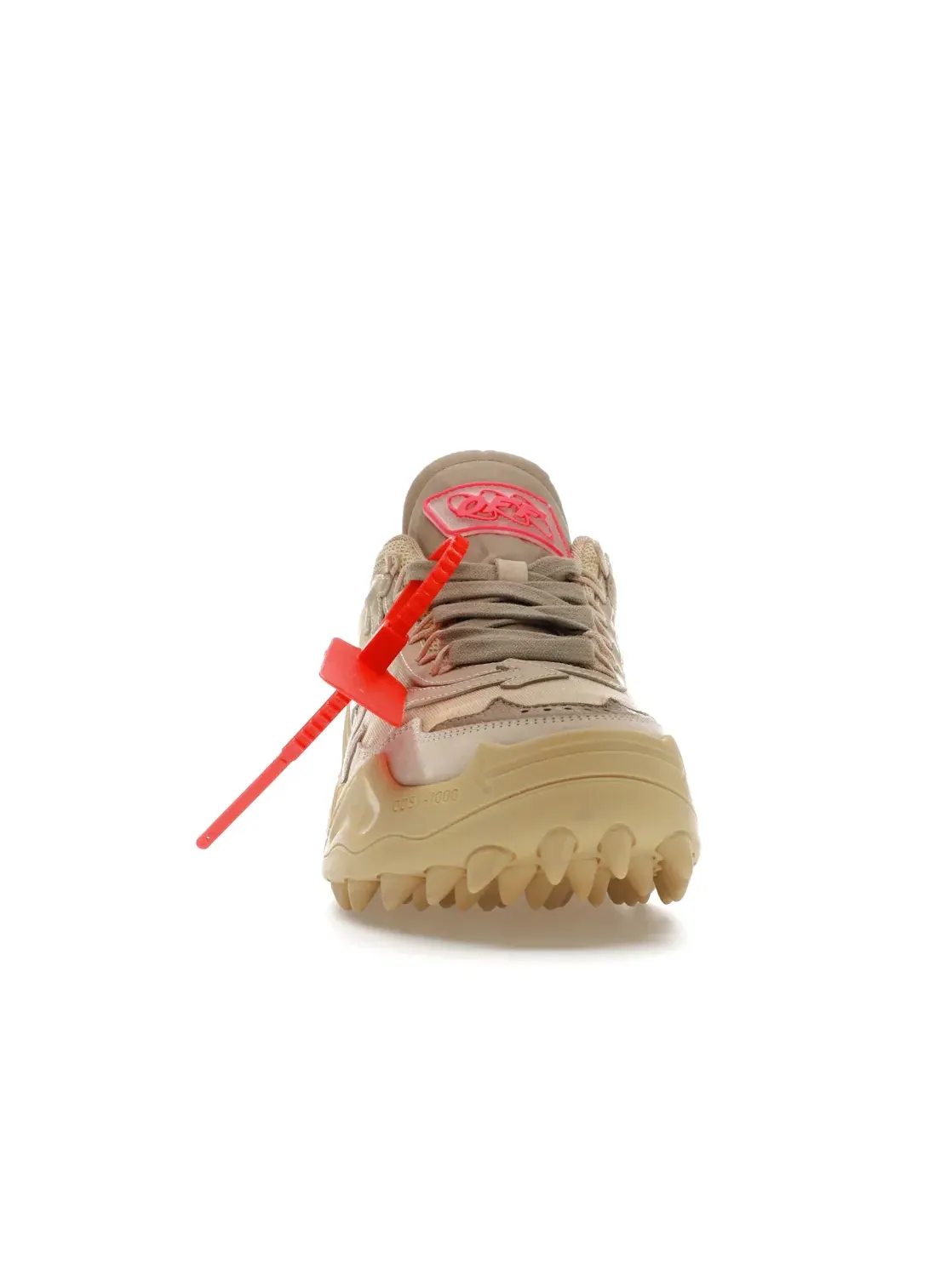 Женские кроссовки с шнуровкой OFF-WHITE Odsy-1000 OFF-WHITE — изображение 2 из 4, бежевый/серый