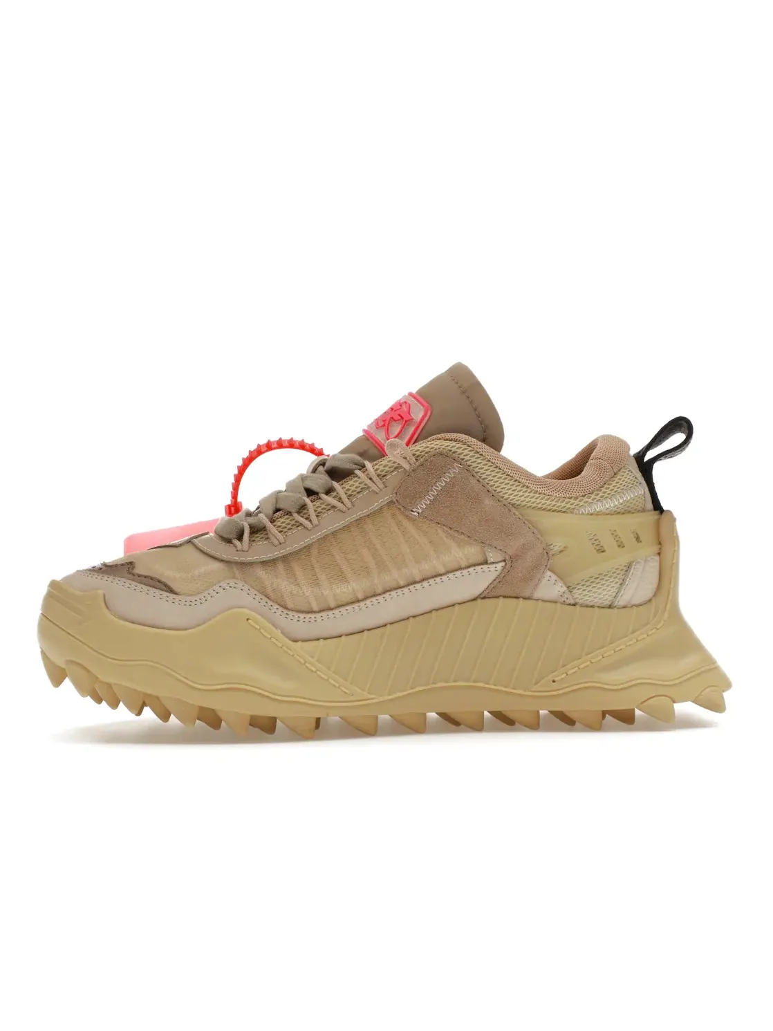 Женские кроссовки с шнуровкой OFF-WHITE Odsy-1000 OFF-WHITE — изображение 3 из 4, бежевый/серый