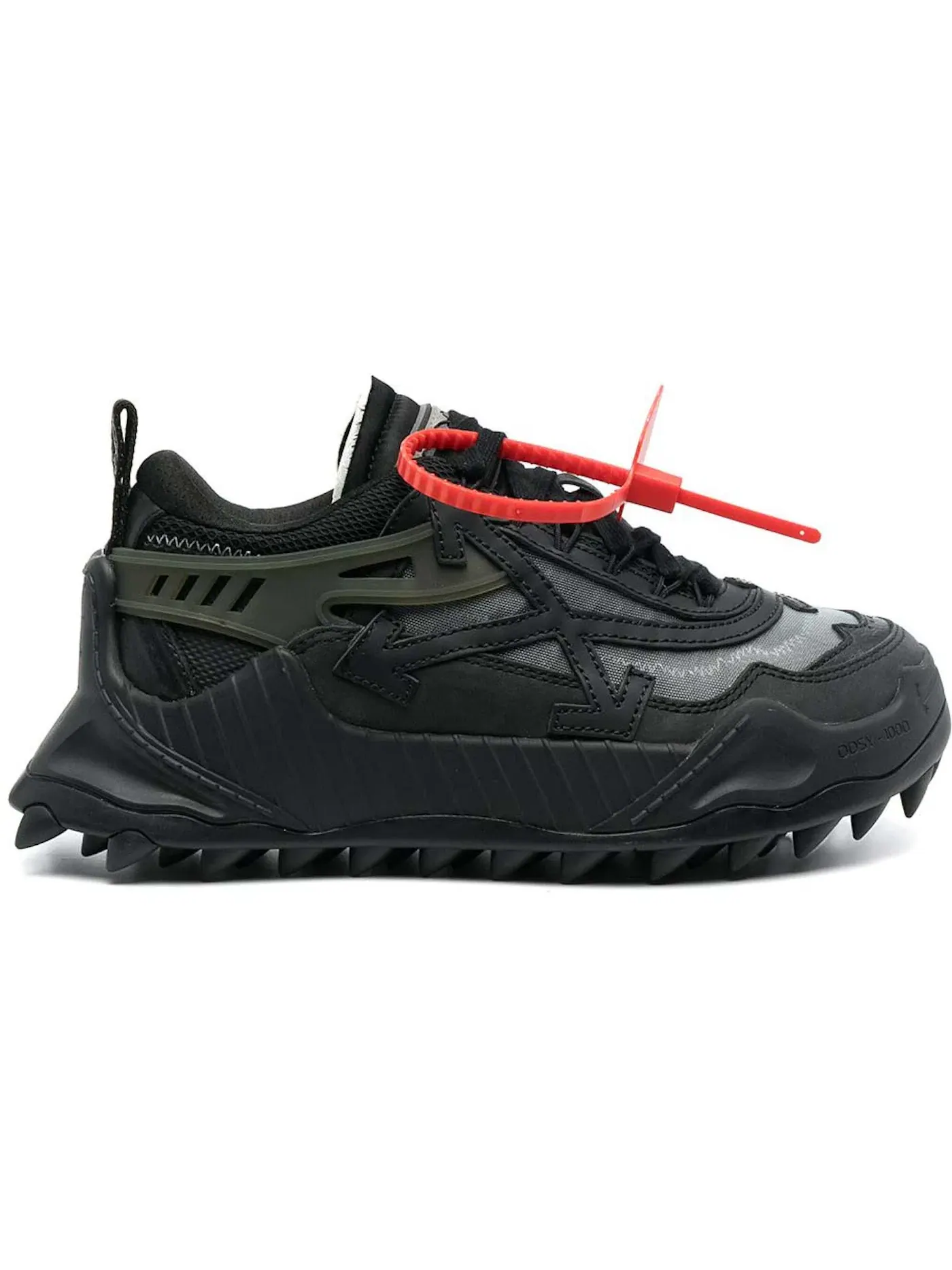 Женские кроссовки с массивной подошвой OFF-WHITE Odsy-1000 — изображение 1 из 1, черный/серый