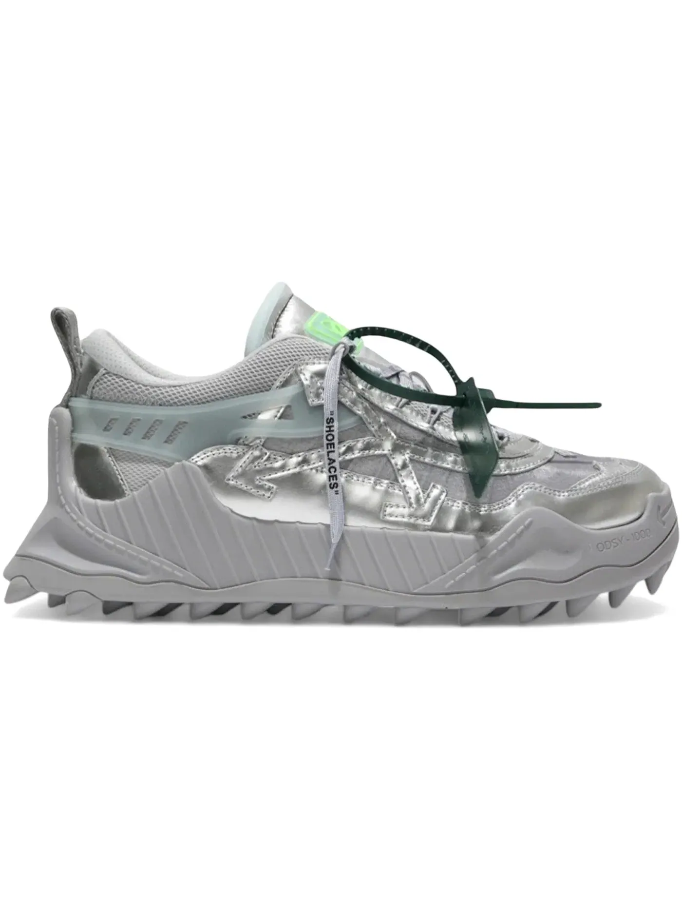 Мужские кроссовки с массивной подошвой OFF-WHITE Odsy-1000 Special — изображение 1 из 1, серебристый серебристый
