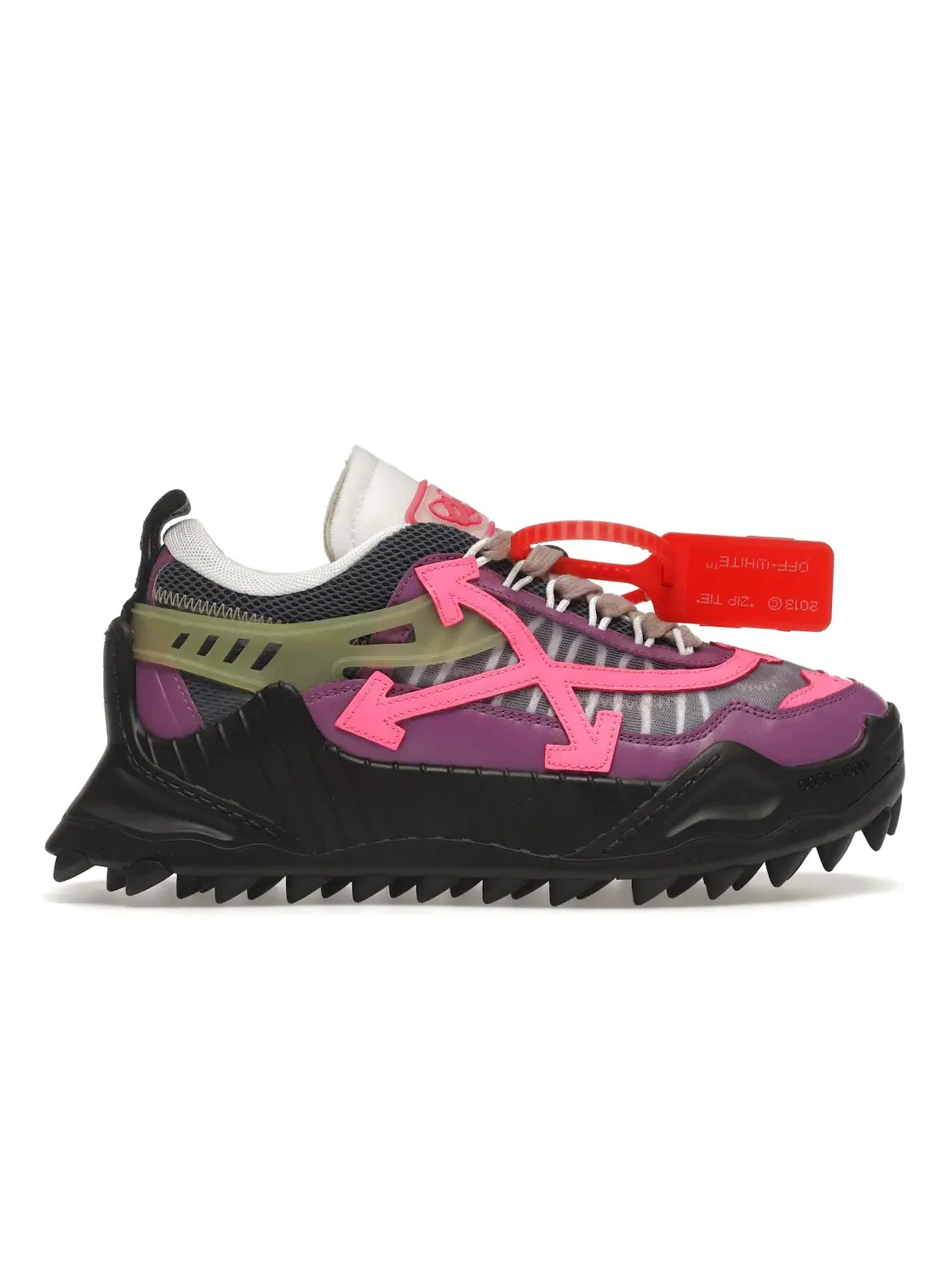 Женские кроссовки с дизайном OFF-WHITE Odsy-1000 OFF-WHITE — изображение 1 из 4, черный/фиолетовый