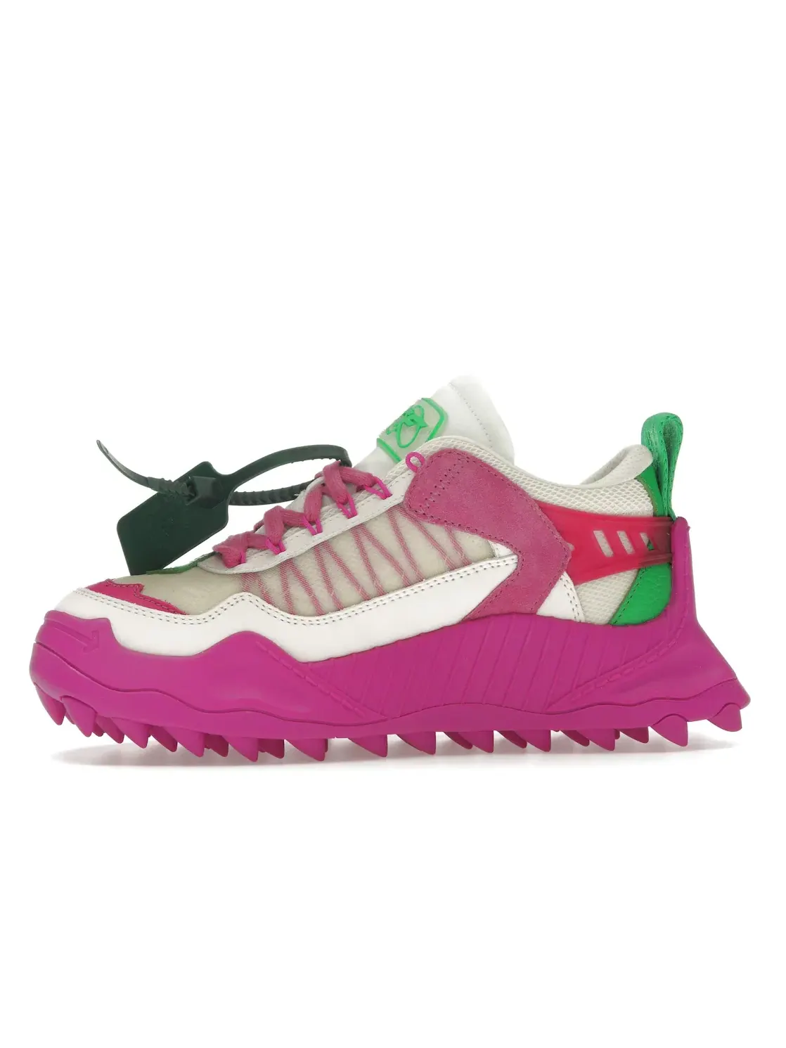 Женские кроссовки Odsy-1000 OFF-WHITE — изображение 3 из 4, белый зеленый