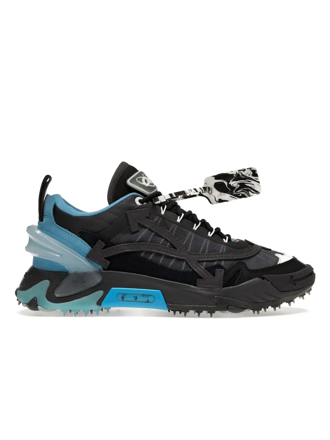 Мужские кроссовки с декором OFF-WHITE Odsy-2000 — изображение 1 из 4, синий черный белый