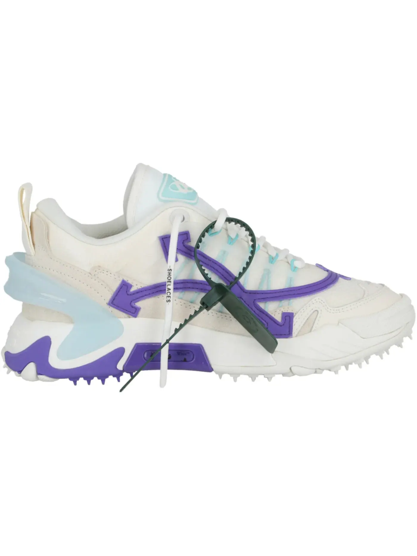 Мужские кроссовки с перфорированным носком OFF-WHITE ODSY-2000 — изображение 1 из 1, белый/фиолетовый