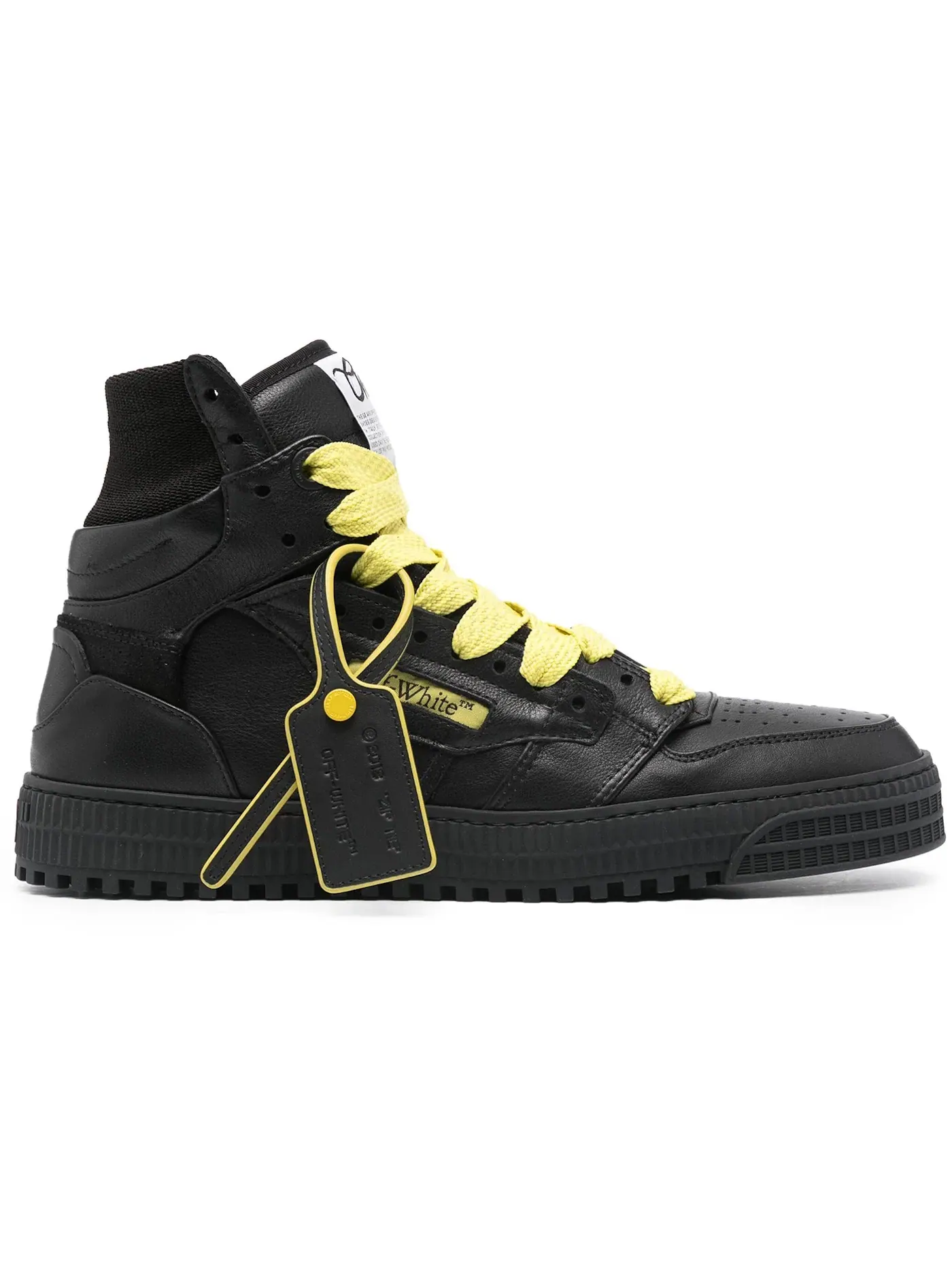 Мужские кроссовки OFF-WHITE Off Court 3.0 Big Lace OFF-WHITE — изображение 1 из 1, черный/желтый