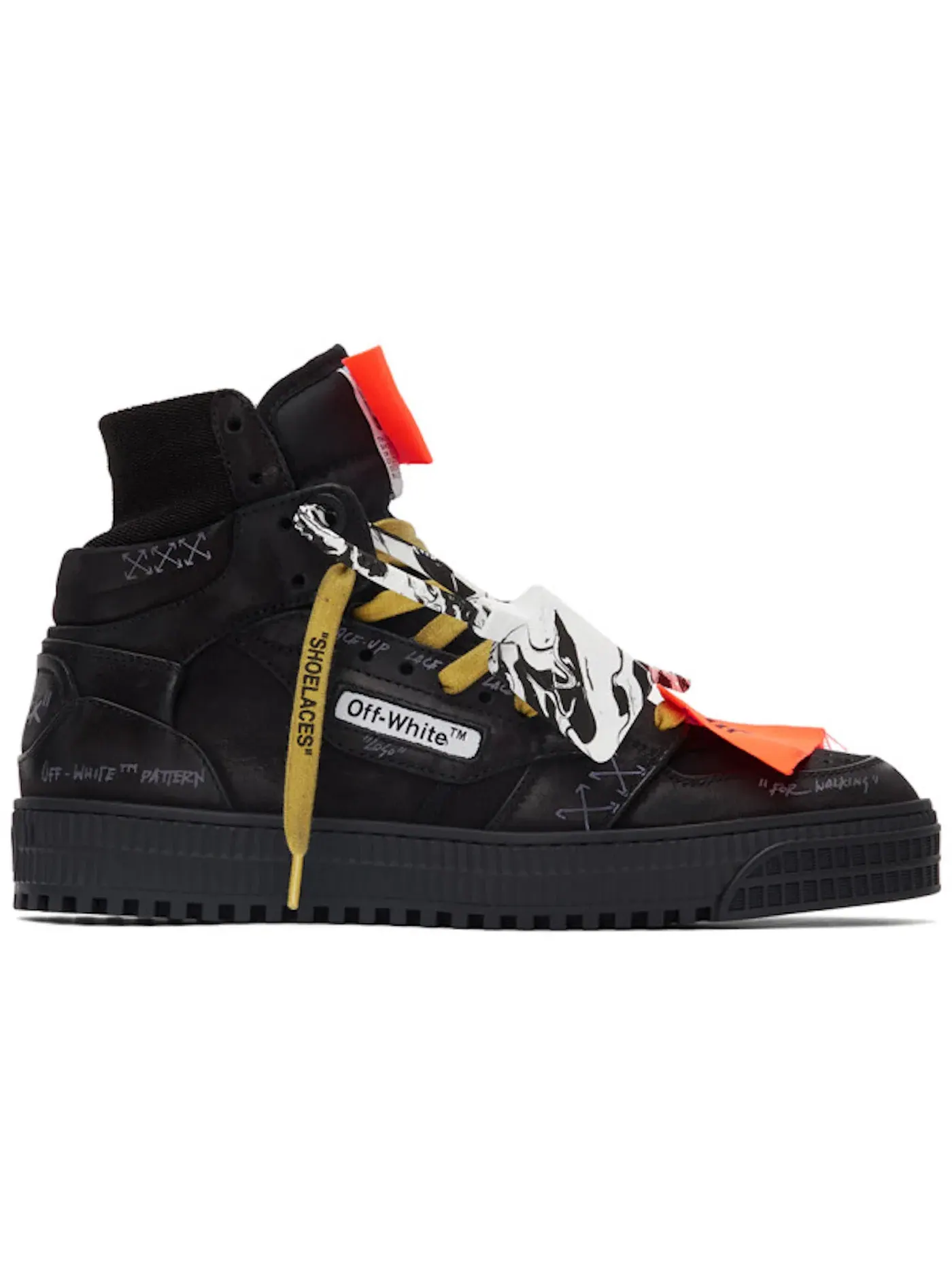 Мужские кроссовки OFF-WHITE Off Court 3.0 — изображение 1 из 1, черный/оранжевый