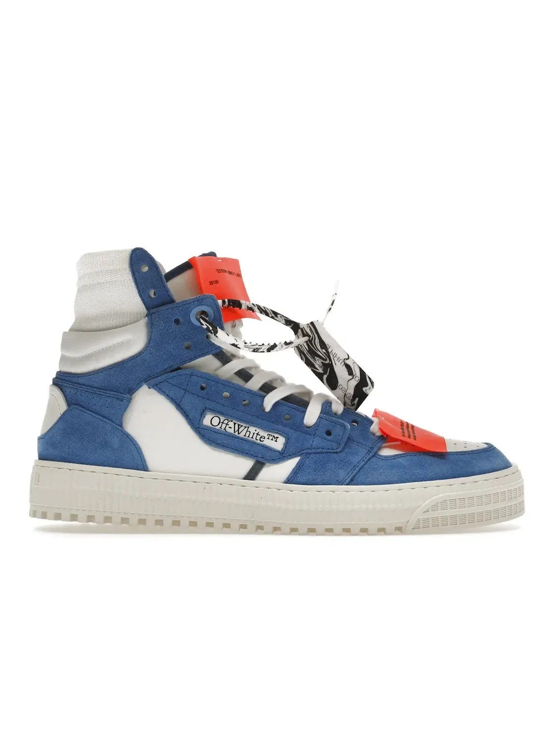Мужские кроссовки высокие Off-Court 3.0 High OFF-WHITE — изображение 1 из 4, белый/синий/оранжевый