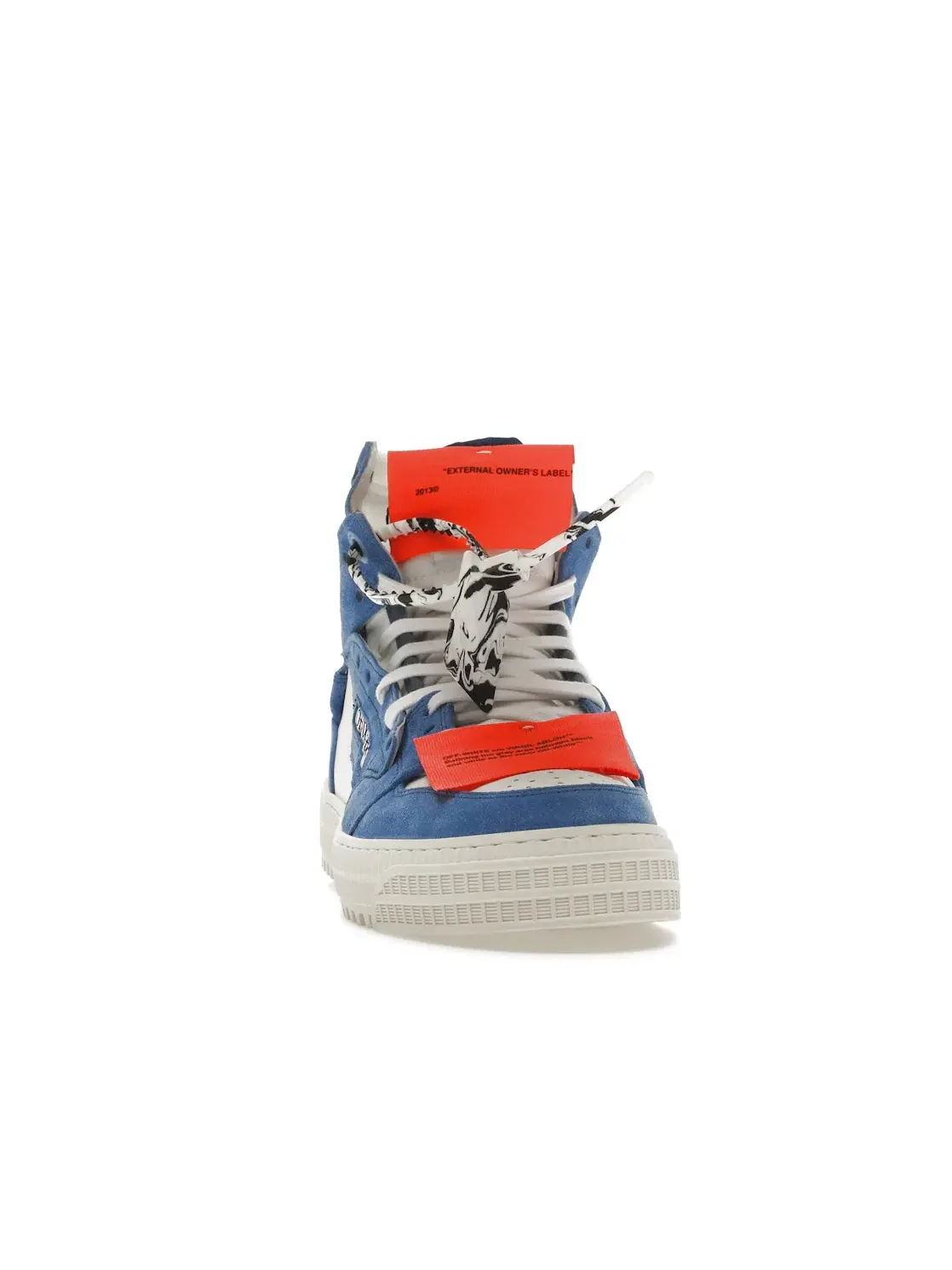 Мужские кроссовки высокие Off-Court 3.0 High OFF-WHITE — изображение 2 из 4, белый/синий/оранжевый