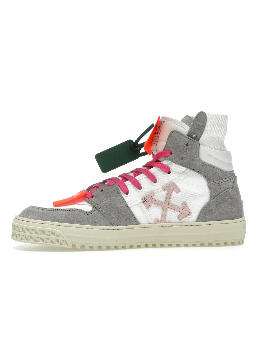 Мужские кроссовки высокие OFF-WHITE Off-Court 3.0 High — изображение 3 из 4, белый/серый/розовый