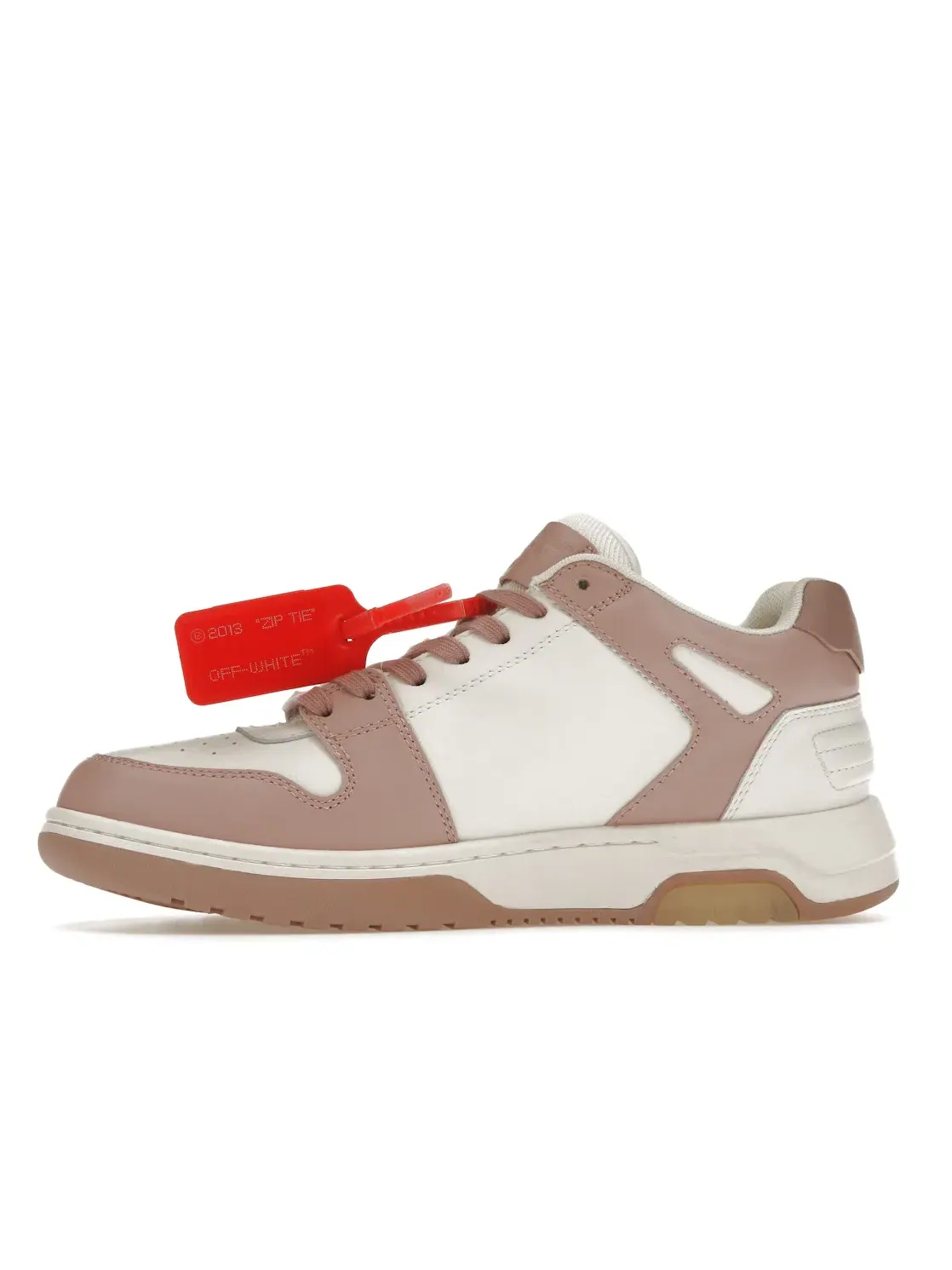 Женские кроссовки с низким профилем OFF-WHITE OOO Low OFF-WHITE — изображение 3 из 4, белый розовый