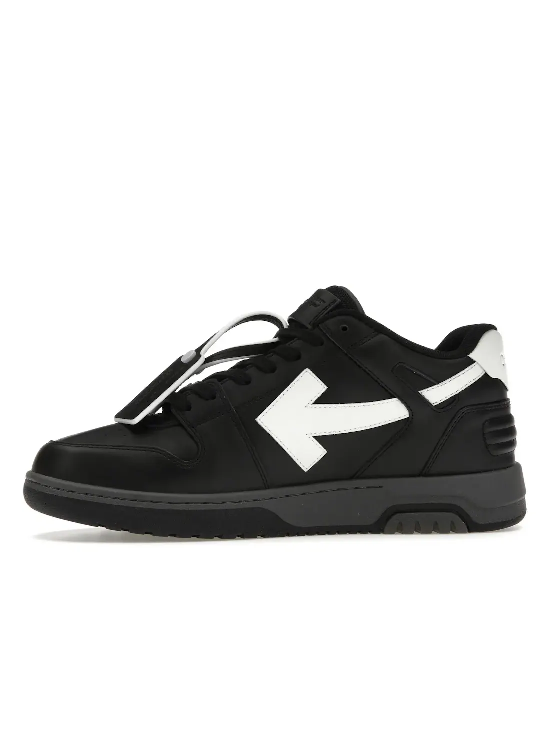 Мужские кроссовки с низким верхом OFF-WHITE Out Of Office OOO Low Tops OFF-WHITE — изображение 3 из 4, черный/серый/белый