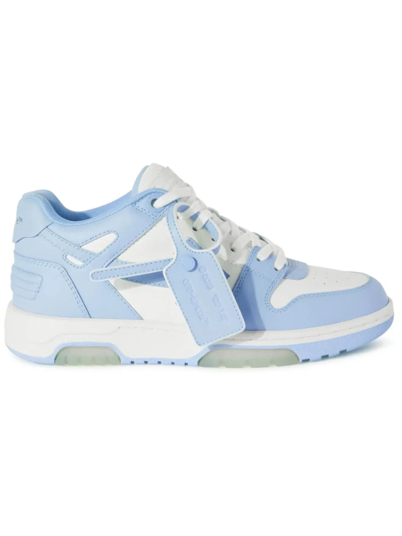 Женские кроссовки кожаные OFF-WHITE Out Of Office Calf Leather OFF-WHITE — изображение 1 из 1, белый/синий