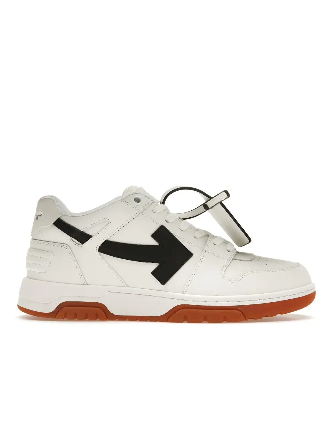 Мужские кроссовки с телячьей кожи OFF-WHITE Out Of Office Calf Leather OFF-WHITE — изображение 1 из 4, белый/черный