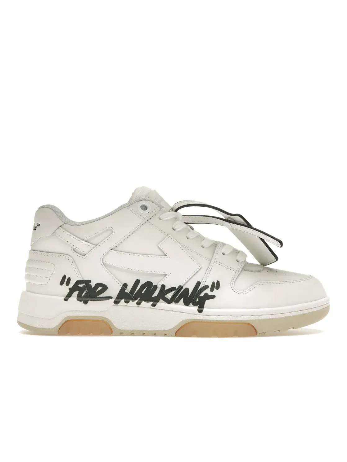 Мужские кроссовки с кожаным верхом OFF-WHITE Out Of Office "For Walking" OFF-WHITE — изображение 1 из 4, белый/черный