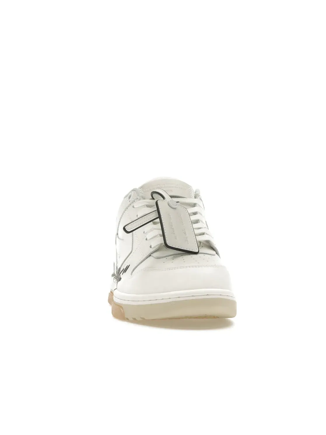 Мужские кроссовки с кожаным верхом OFF-WHITE Out Of Office "For Walking" OFF-WHITE — изображение 2 из 4, белый/черный