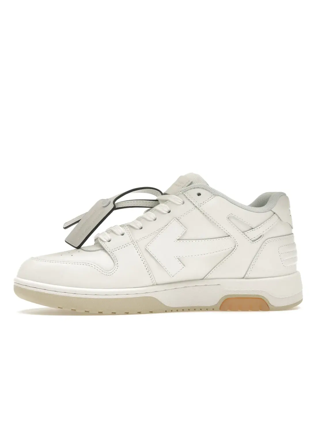 Мужские кроссовки с кожаным верхом OFF-WHITE Out Of Office "For Walking" OFF-WHITE — изображение 3 из 4, белый/черный