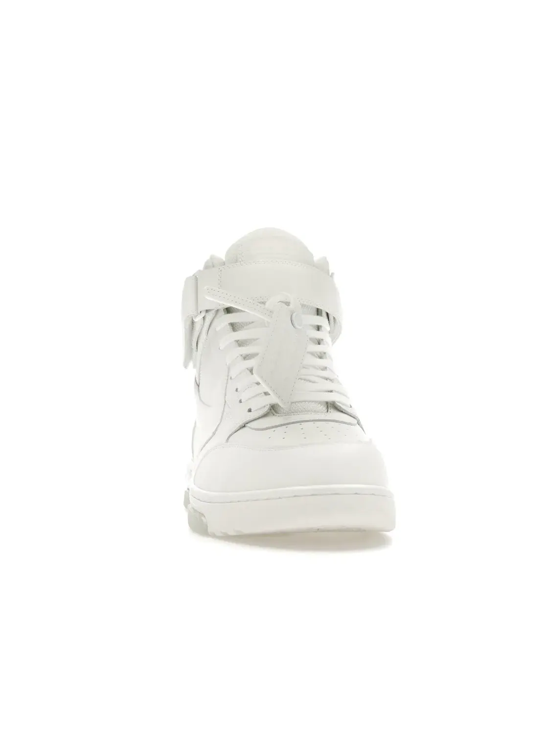 Мужские кроссовки высокие Out Of Office OFF-WHITE — изображение 2 из 4, белый