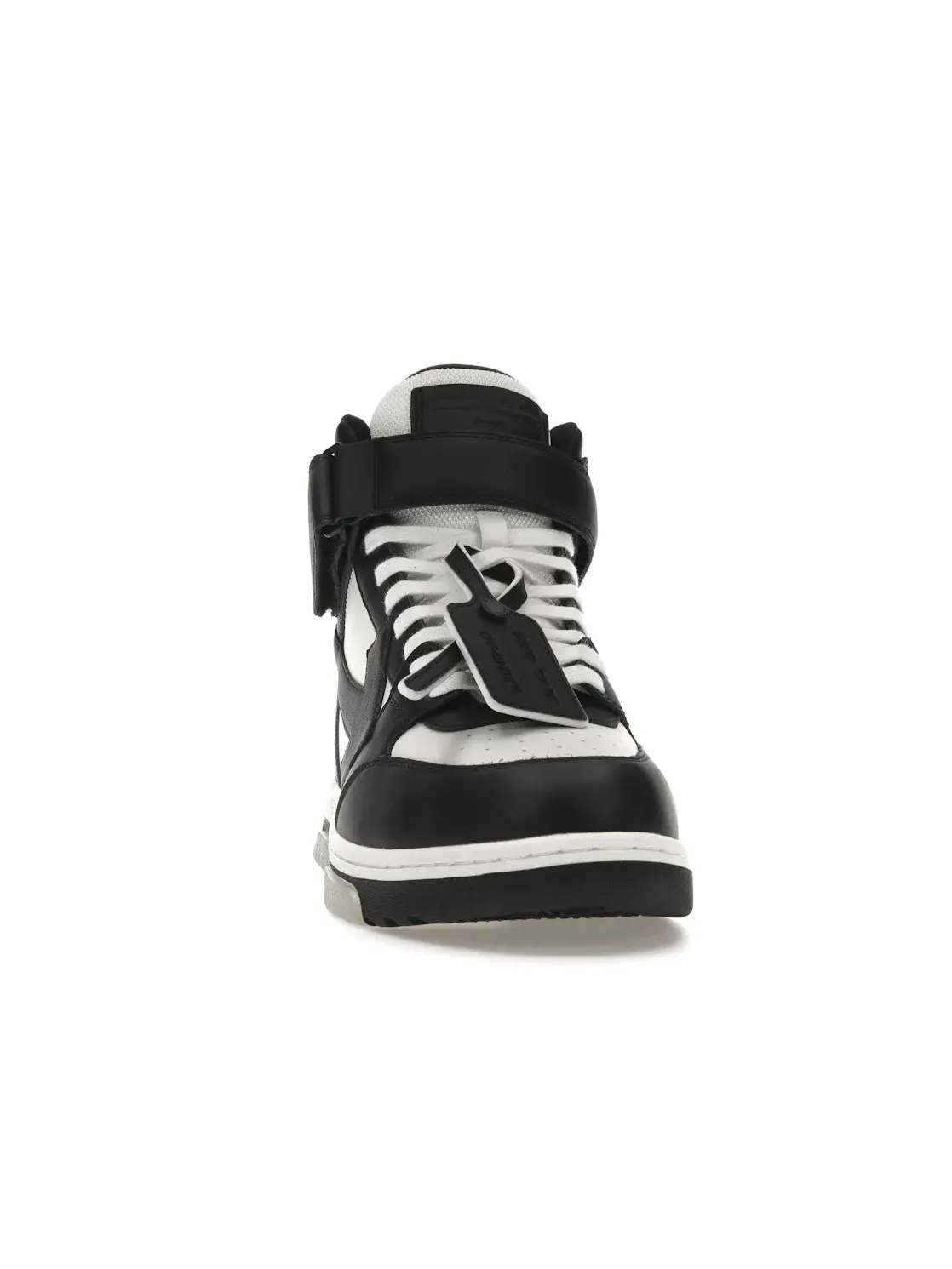 Мужские кроссовки с принтом OFF-WHITE Out Of Office Mid Top OFF-WHITE — изображение 2 из 4, белый черный