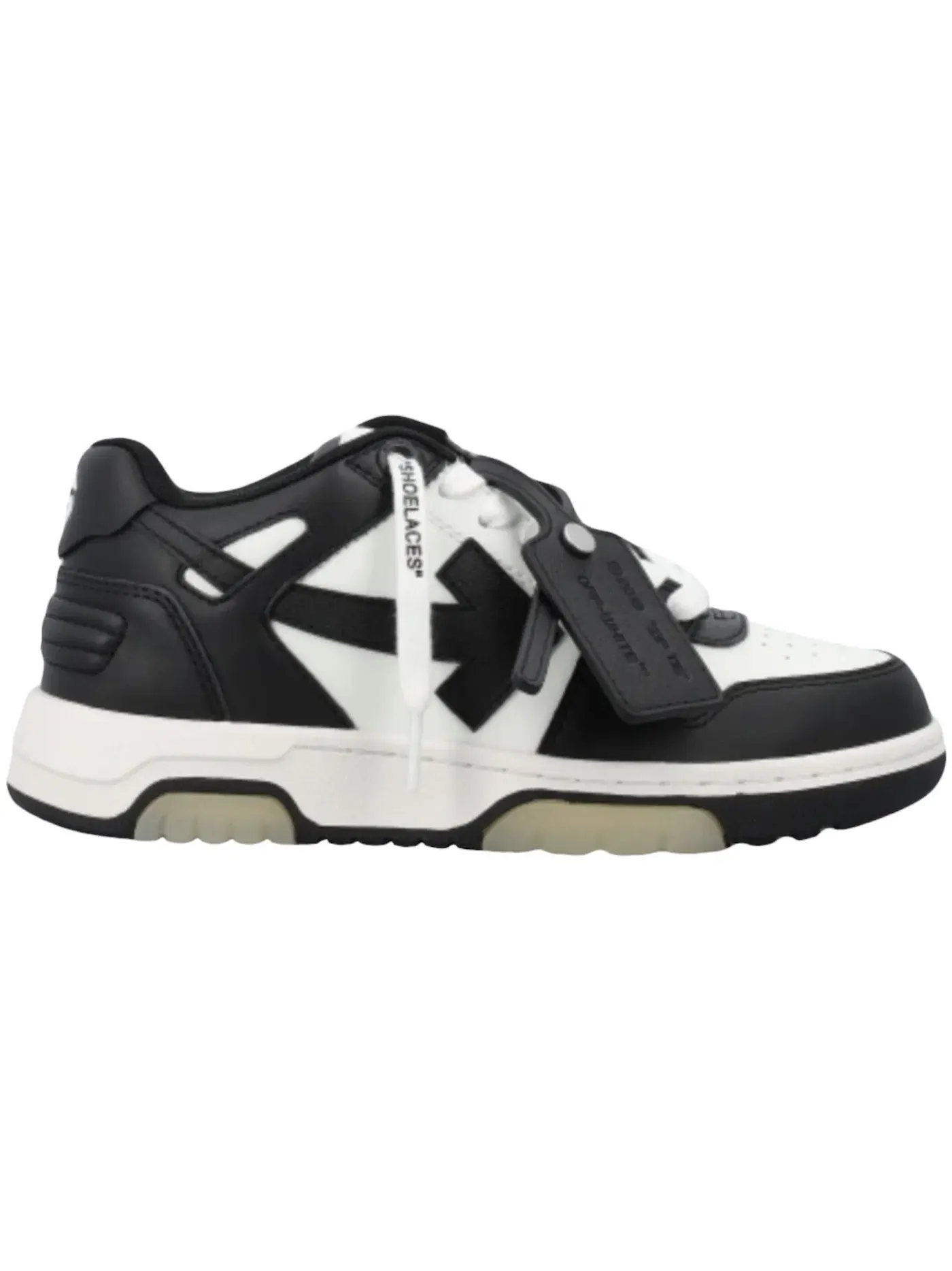 Женские кроссовки с низким профилем OFF-WHITE Out Of Office "OOO" Low OFF-WHITE — изображение 1 из 1, черный/белый