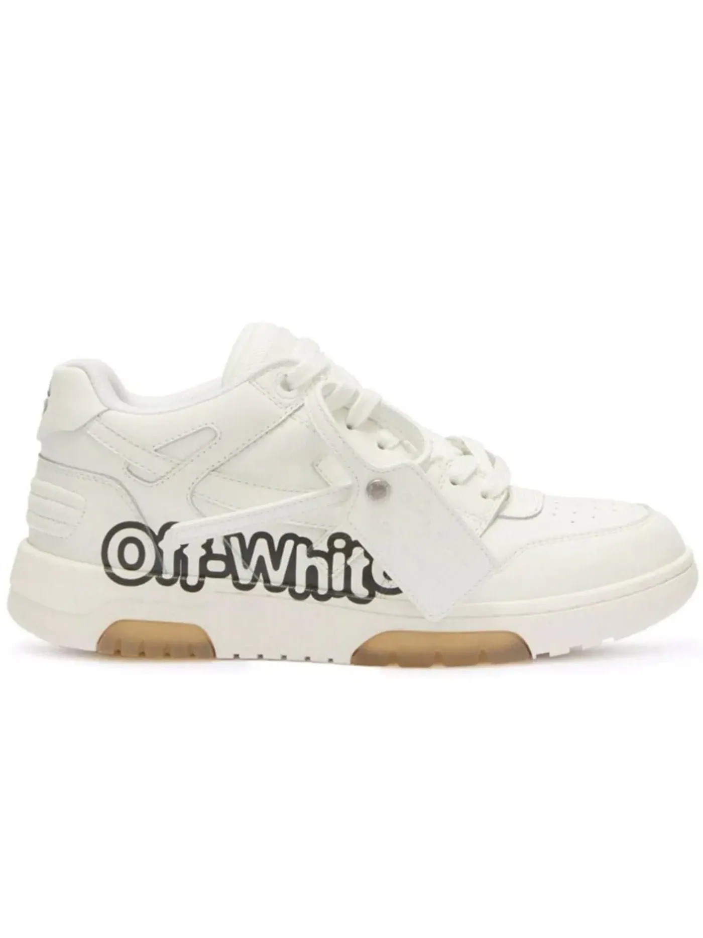 Женские кроссовки с логотипом OFF-WHITE Out Of Office OOO Low OFF-WHITE — изображение 1 из 1, белый/черный