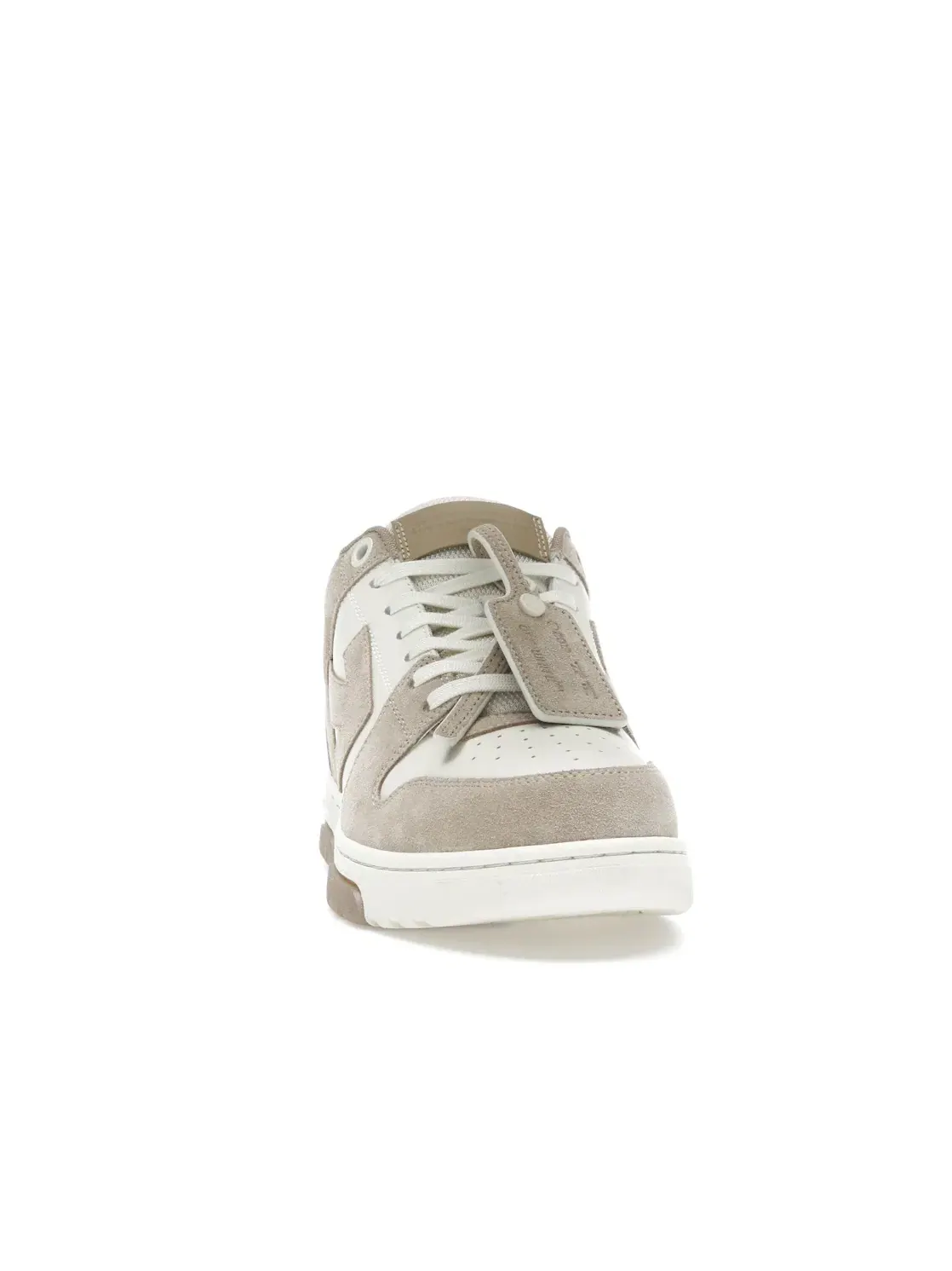 Мужские кроссовки с замшевой отделкой OFF-WHITE Out Of Office OOO Low Tops — изображение 2 из 4, бежевый натуральный