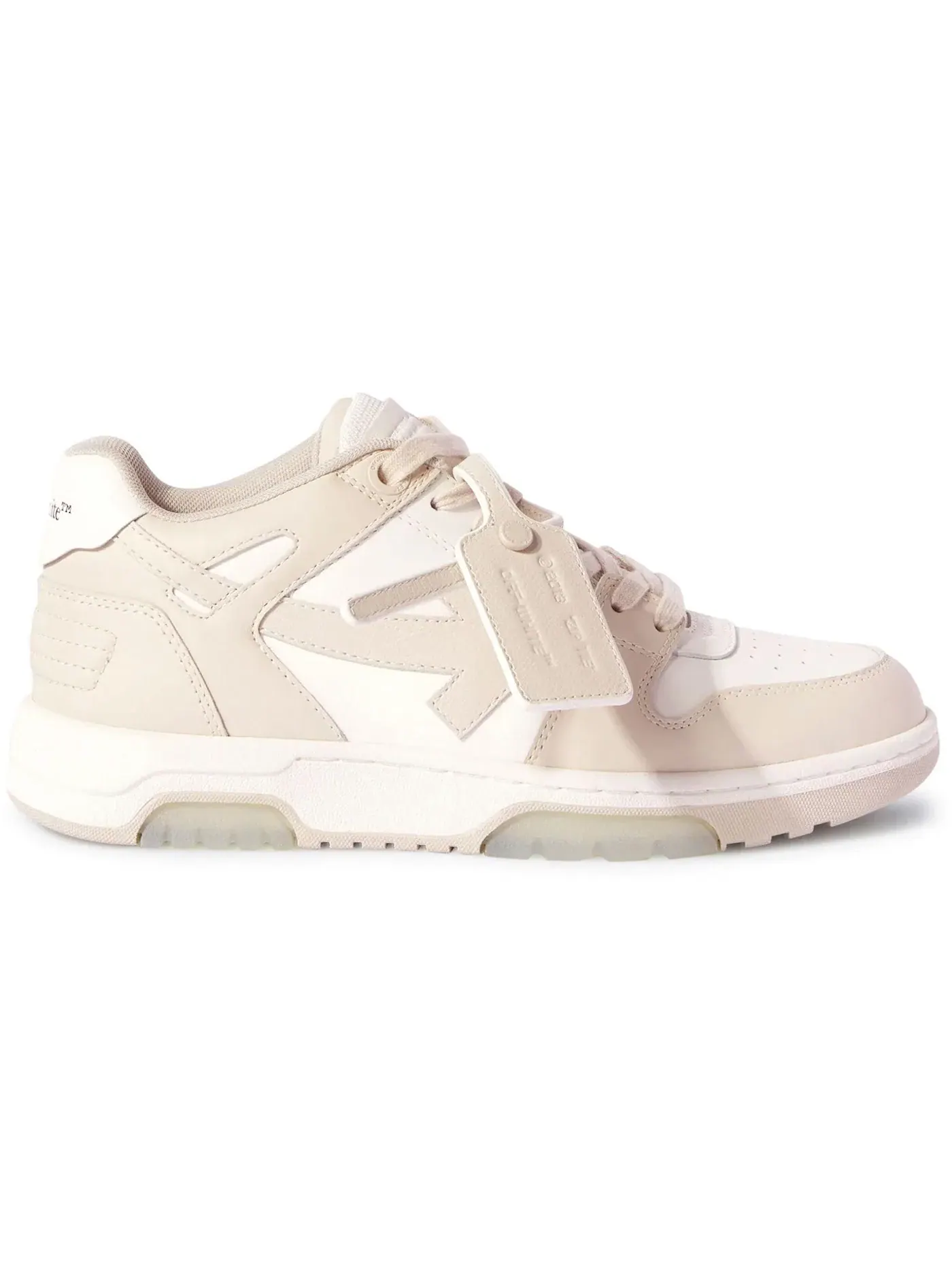 Женские кроссовки OFF-WHITE Out Of Office OOO Low Tops — изображение 1 из 1, белый/бежевый