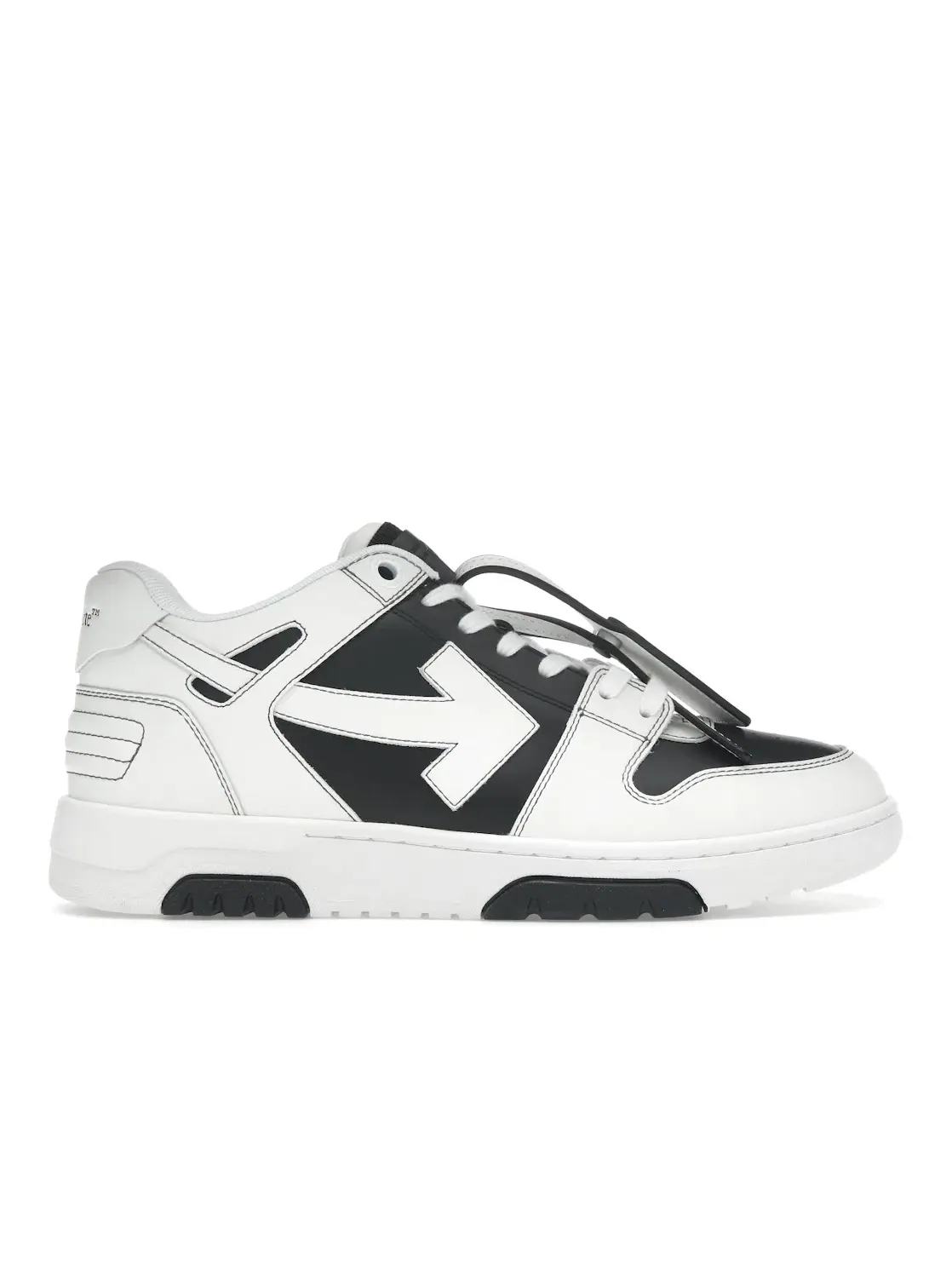Мужские кроссовки с низким верхом OFF-WHITE Out Of Office OOO Low Tops — изображение 1 из 4, черный/белый