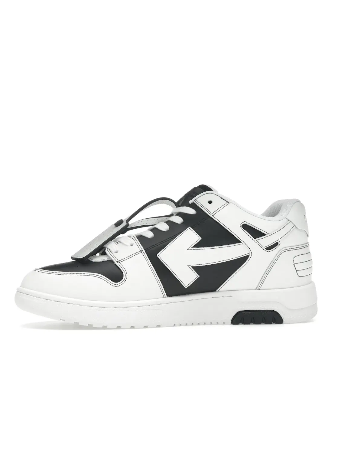 Мужские кроссовки с низким верхом OFF-WHITE Out Of Office OOO Low Tops — изображение 3 из 4, черный/белый