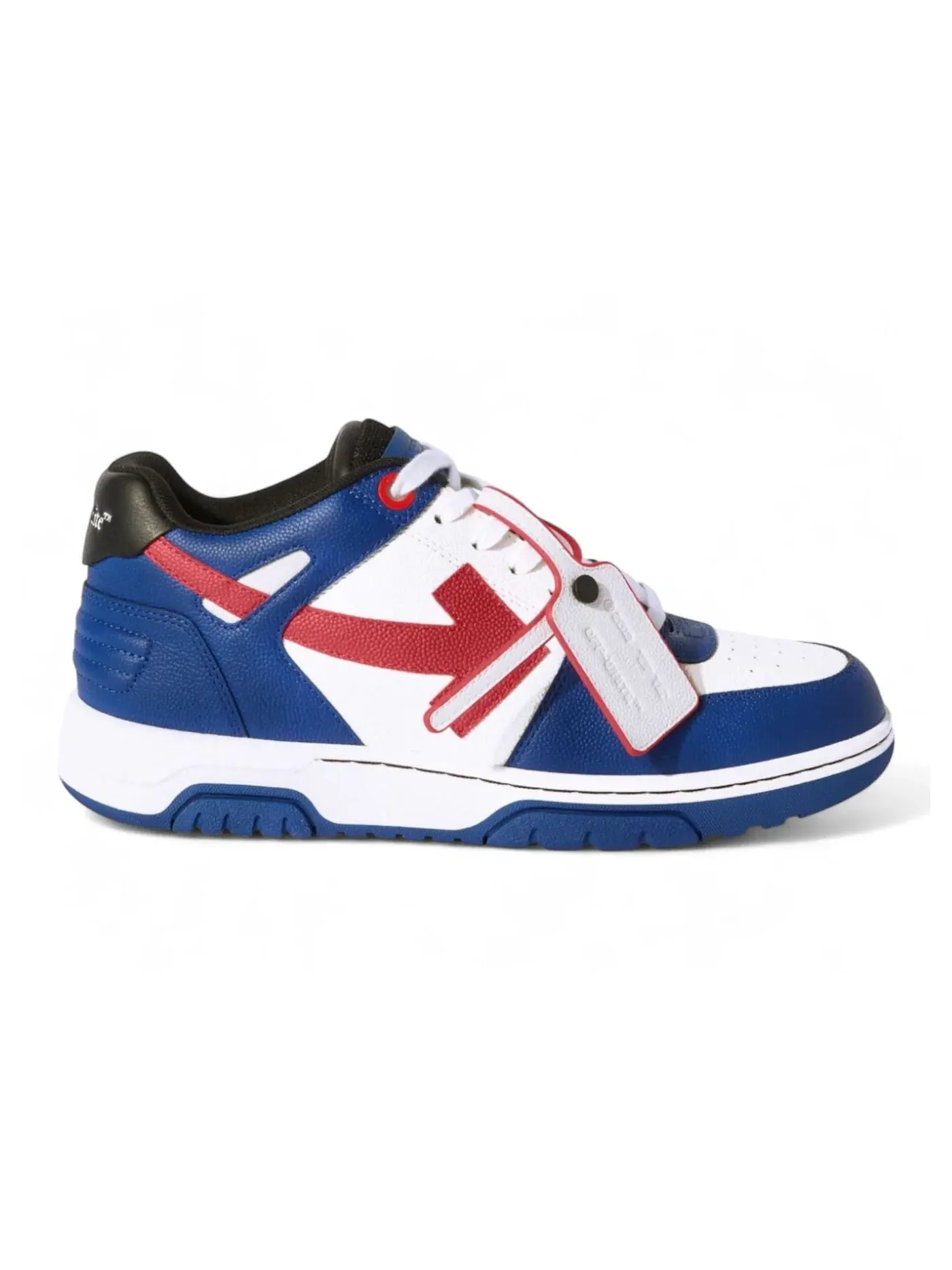 Мужские кроссовки с низким верхом Out Of Office OOO OFF-WHITE — изображение 1 из 1, синий красный