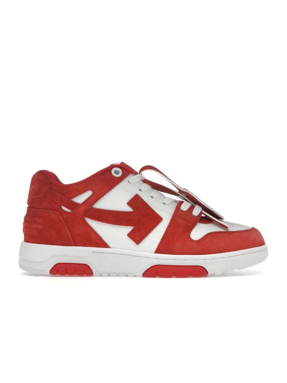 Мужские кроссовки с низким верхом OFF-WHITE Out Of Office "OOO" Low Tops OFF-WHITE — изображение 1 из 4, красный белый