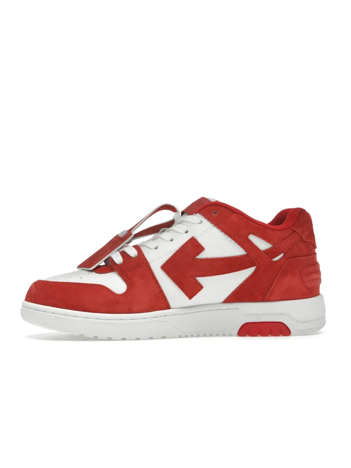 Мужские кроссовки с низким верхом OFF-WHITE Out Of Office "OOO" Low Tops OFF-WHITE — изображение 3 из 4, красный белый