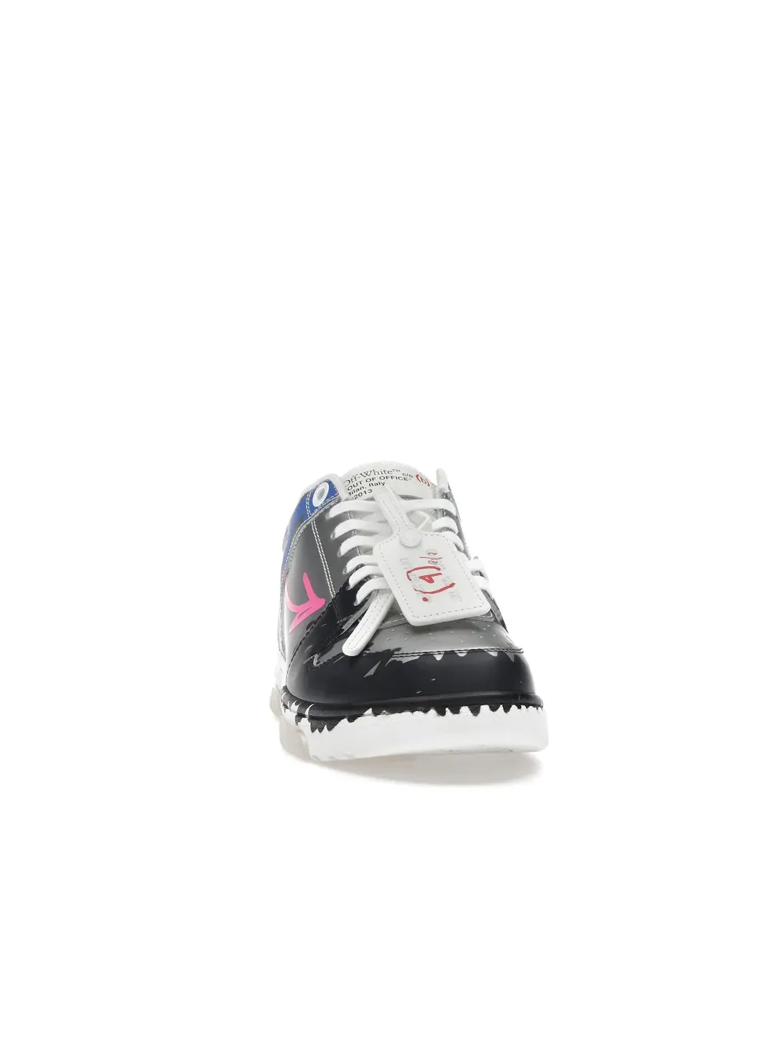 Женские кроссовки на низком ходу OFF-WHITE Out Of Office OOO Low Tops — изображение 2 из 4, черный/розовый