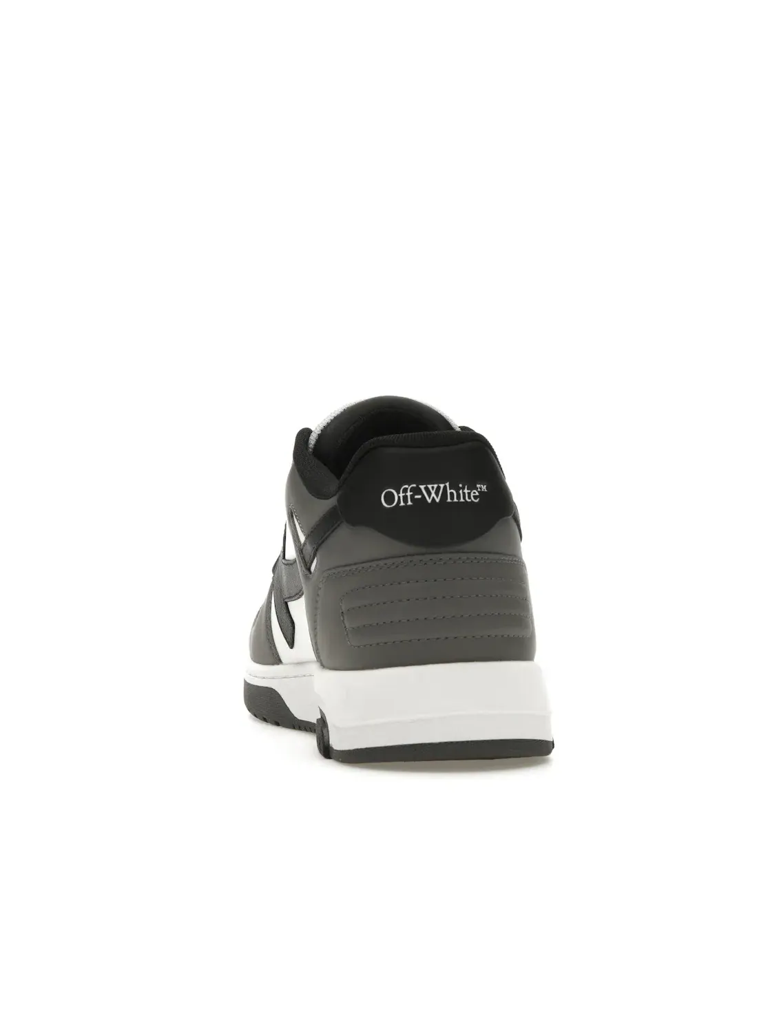 Мужские кроссовки с перфорированной кожей OFF-WHITE Out Of Office OOO Low Tops — изображение 4 из 4, темный серый/черный