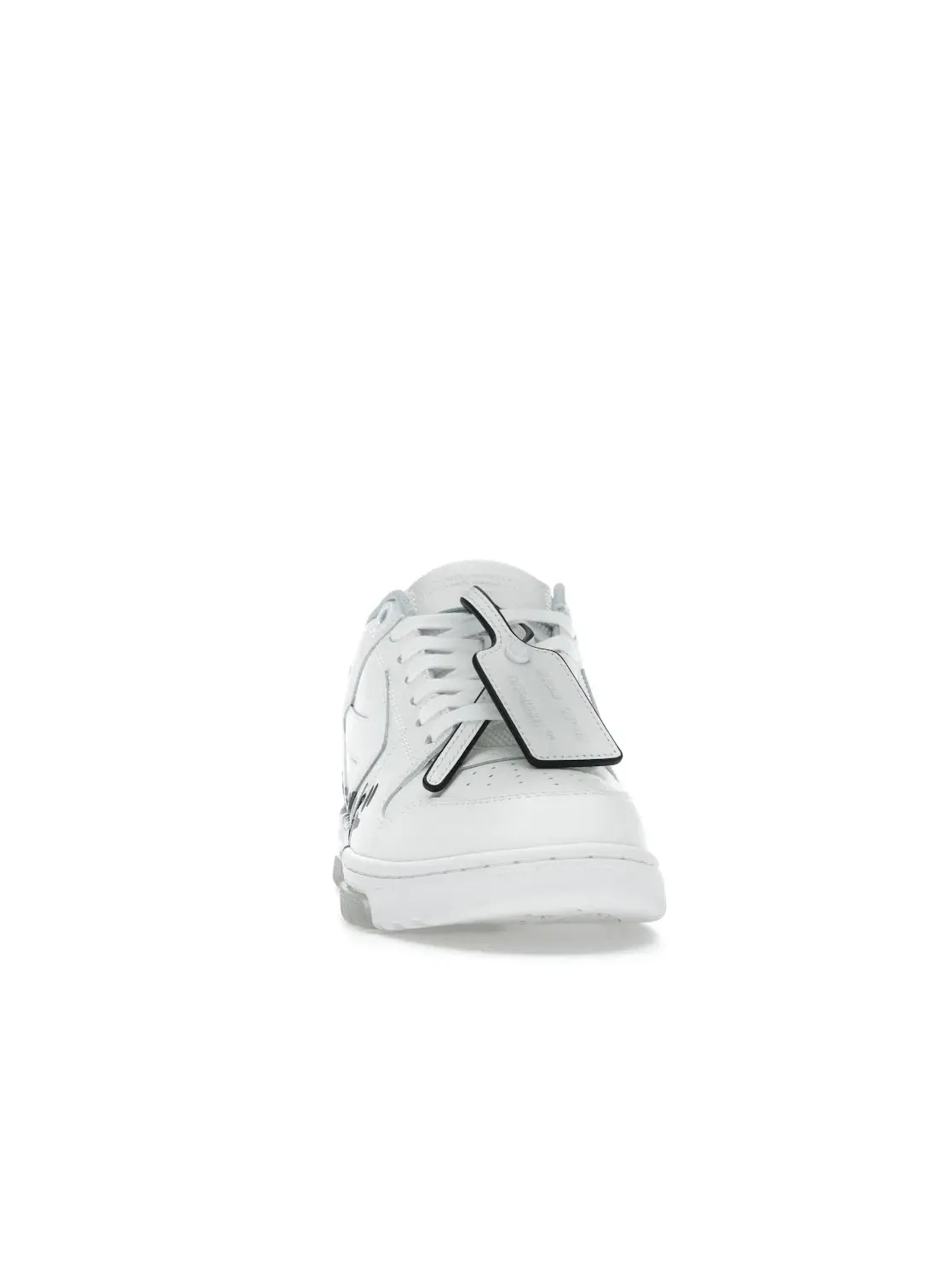 Женские кроссовки OW OOO Low Tops OFF-WHITE — изображение 2 из 4, белый/черный