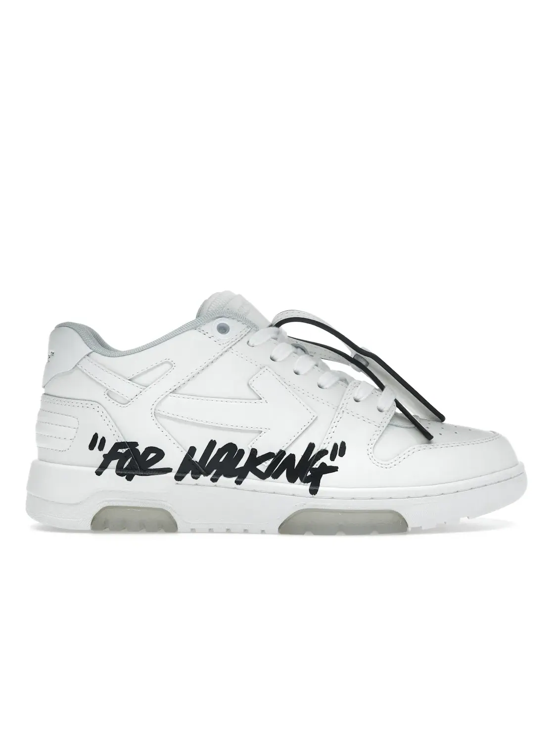 Мужские кроссовки из кожи с моделью OFF-WHITE Out Of Office OOO Low Tops OFF-WHITE — изображение 1 из 4, белый