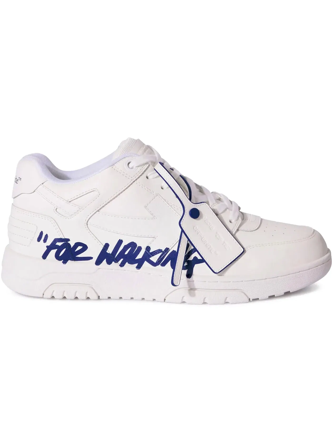 Мужские кроссовки с низким верхом OFF-WHITE Out Of Office "OOO" OFF-WHITE — изображение 1 из 1, белый/синий
