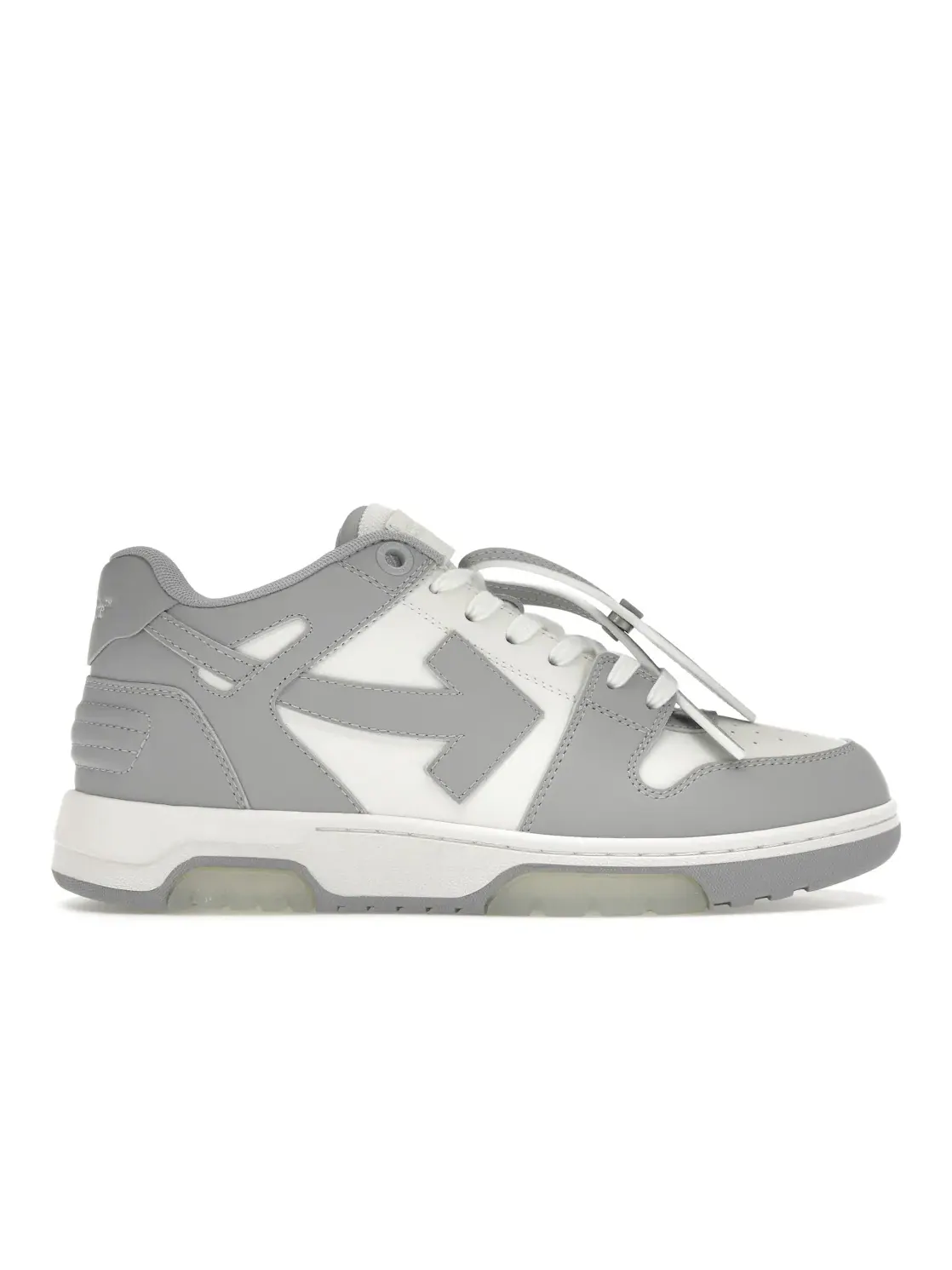 Мужские кроссовки с контрастной пяткой OFF-WHITE Out Of Office Low OFF-WHITE — изображение 1 из 4, серый белый