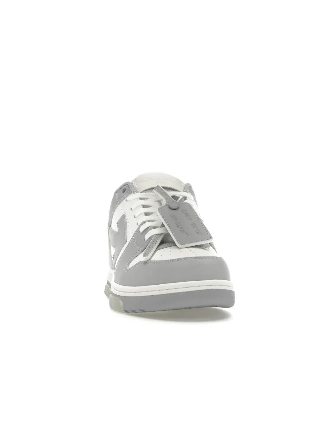 Мужские кроссовки с контрастной пяткой OFF-WHITE Out Of Office Low OFF-WHITE — изображение 2 из 4, серый белый