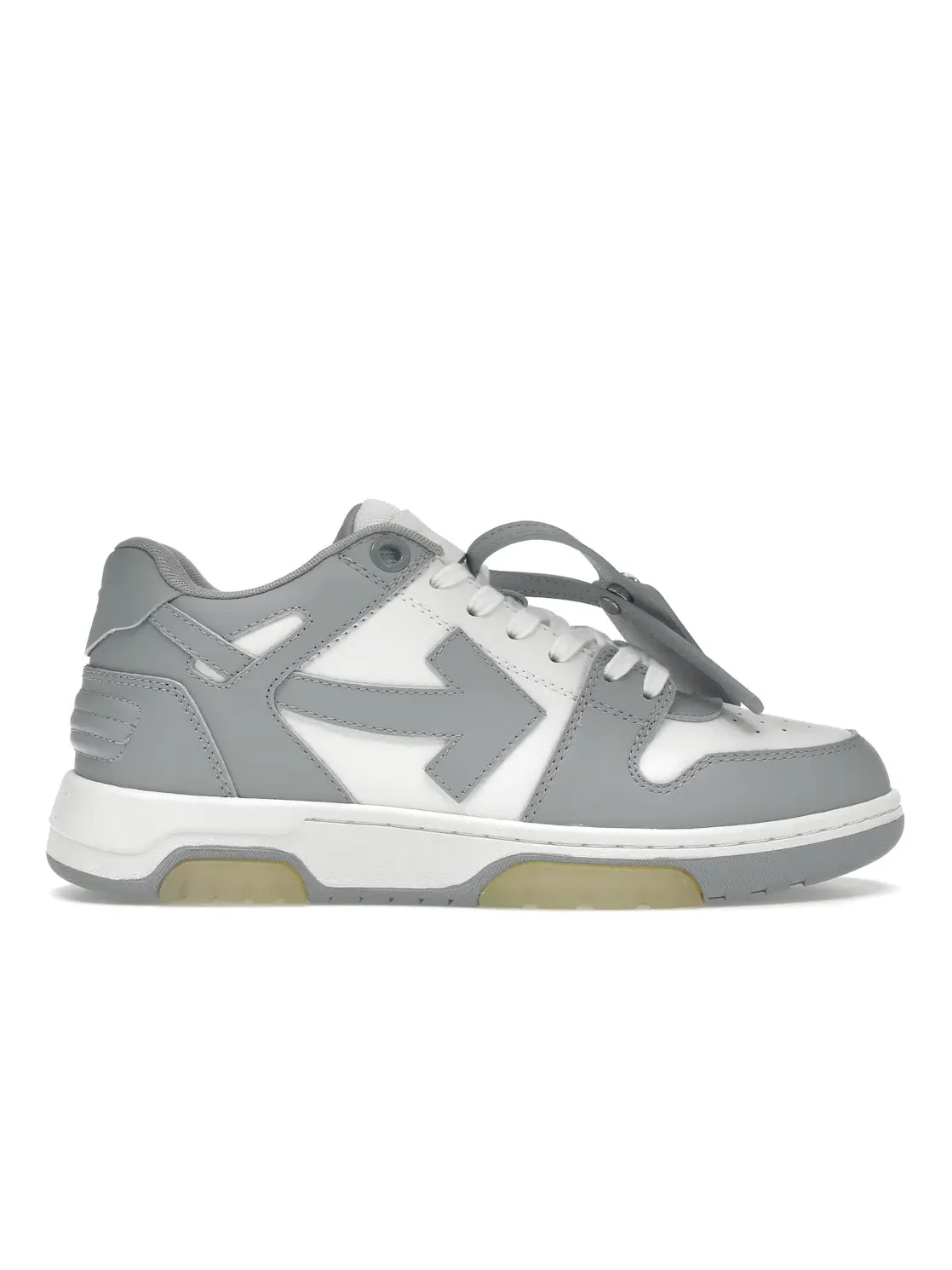 Мужские кроссовки с перфорацией OFF-WHITE Out Of Office "OOO" Low Tops OFF-WHITE — изображение 1 из 4, серый белый
