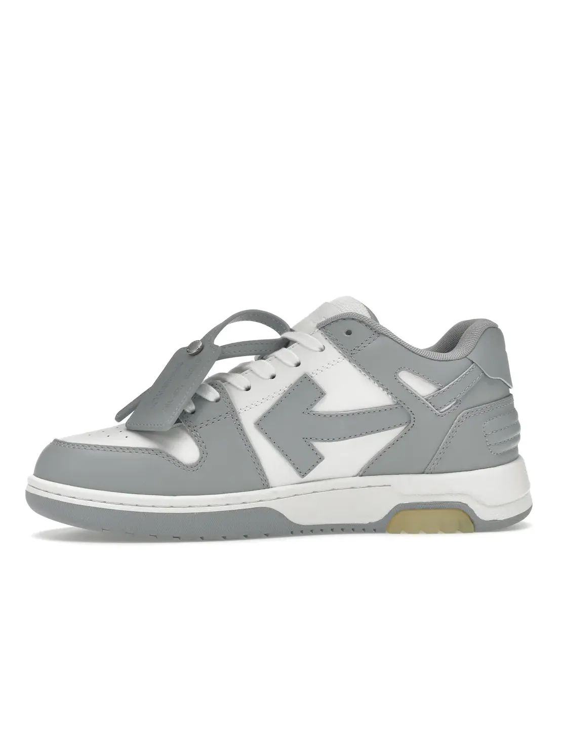 Мужские кроссовки с перфорацией OFF-WHITE Out Of Office "OOO" Low Tops OFF-WHITE — изображение 3 из 4, серый белый
