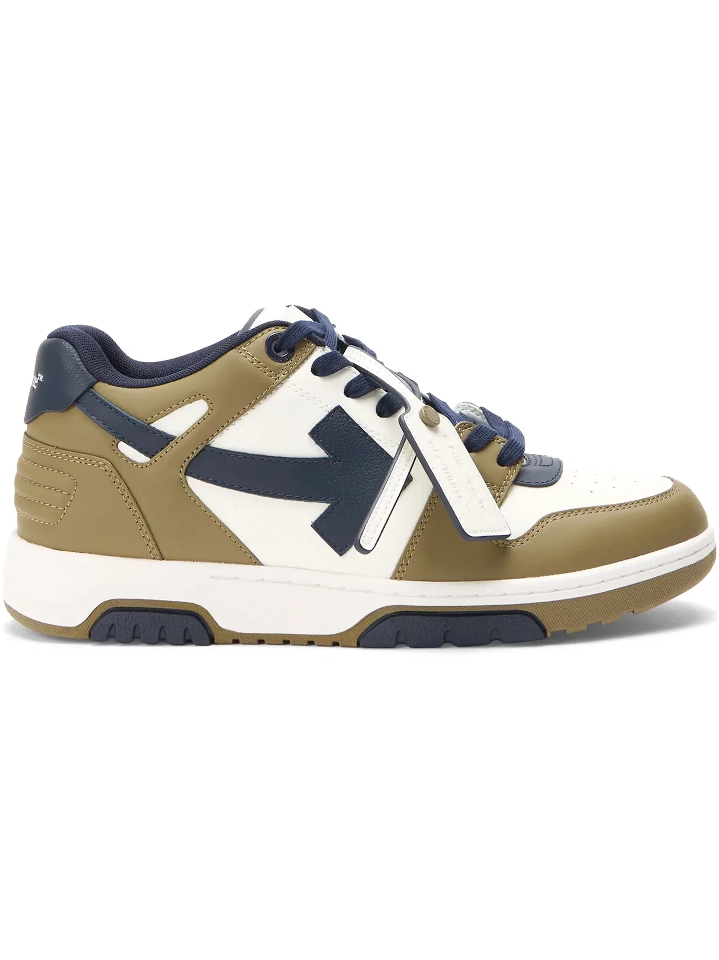 Мужские кроссовки с дизайном OFF-WHITE Out Of Office OOO Low Tops OFF-WHITE — изображение 1 из 1, темный синий