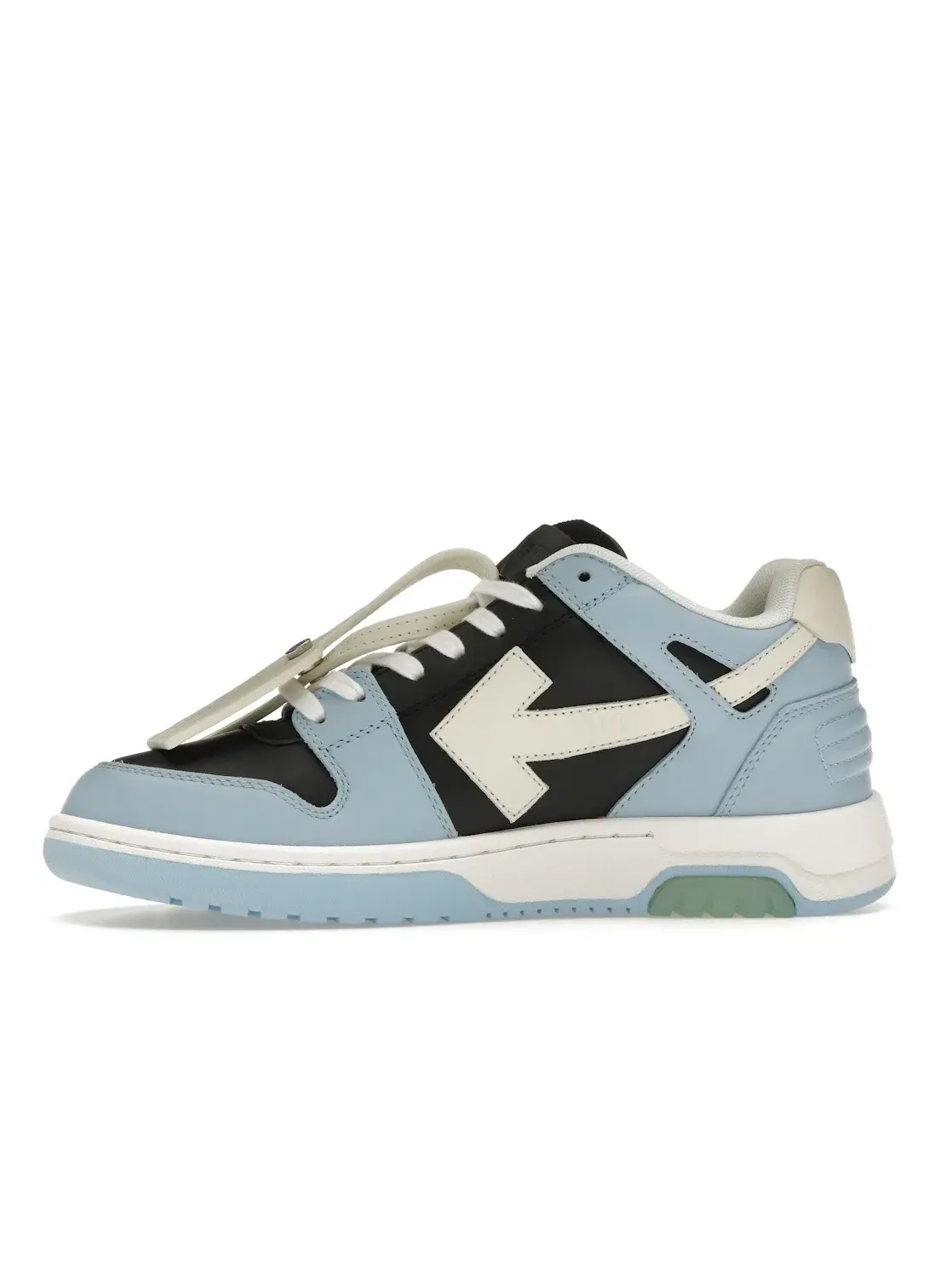 Мужские кроссовки с низким верхом OFF-WHITE Out Of Office OOO Low Tops OFF-WHITE — изображение 3 из 4, светлый синий черный