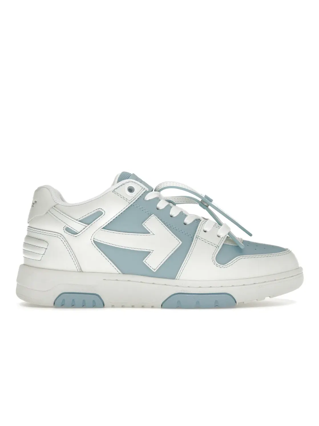 Мужские кроссовки с контрастной подошвой OFF-WHITE Out Of Office OOO Low Tops — изображение 1 из 4, светлый синий белый
