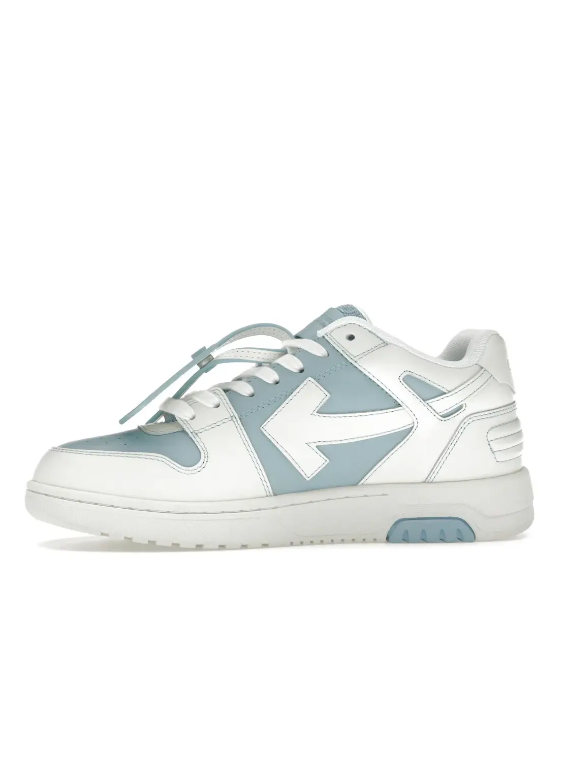 Мужские кроссовки с контрастной подошвой OFF-WHITE Out Of Office OOO Low Tops — изображение 3 из 4, светлый синий белый