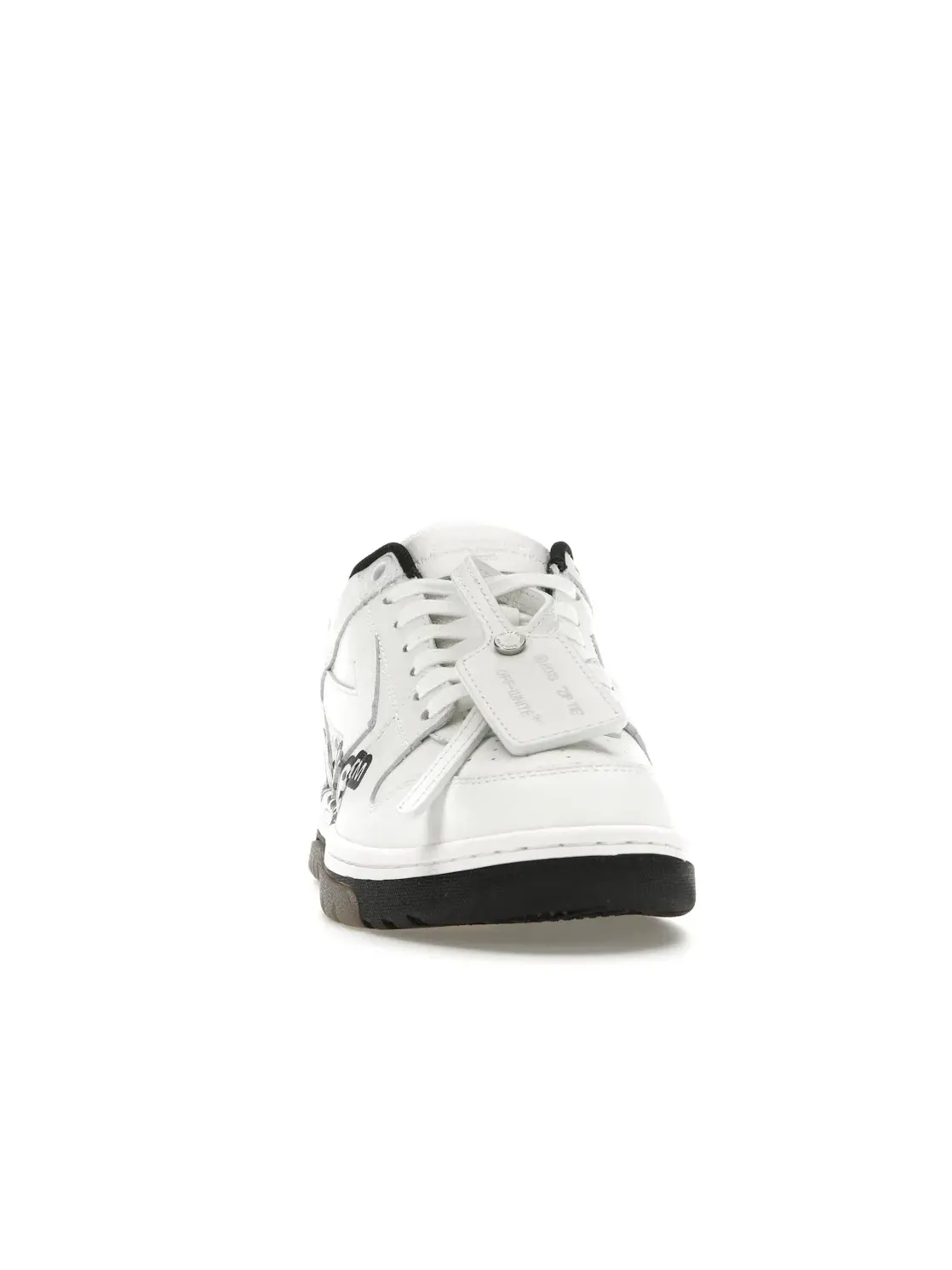 Мужские кроссовки с перфорированным носком OFF-WHITE Out Of Office OOO Low Tops OFF-WHITE — изображение 2 из 4, белый/черный