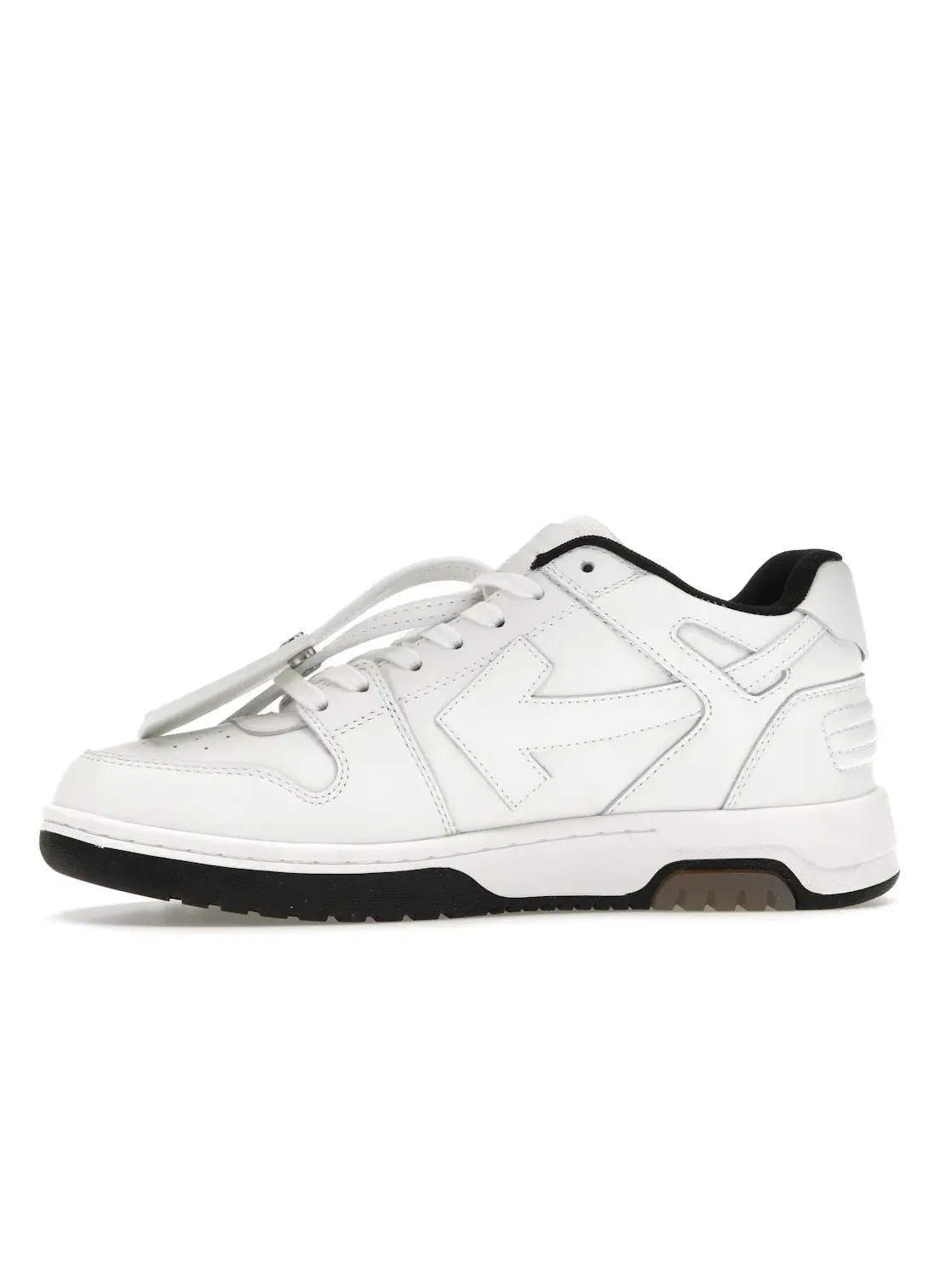 Мужские кроссовки с перфорированным носком OFF-WHITE Out Of Office OOO Low Tops OFF-WHITE — изображение 3 из 4, белый/черный