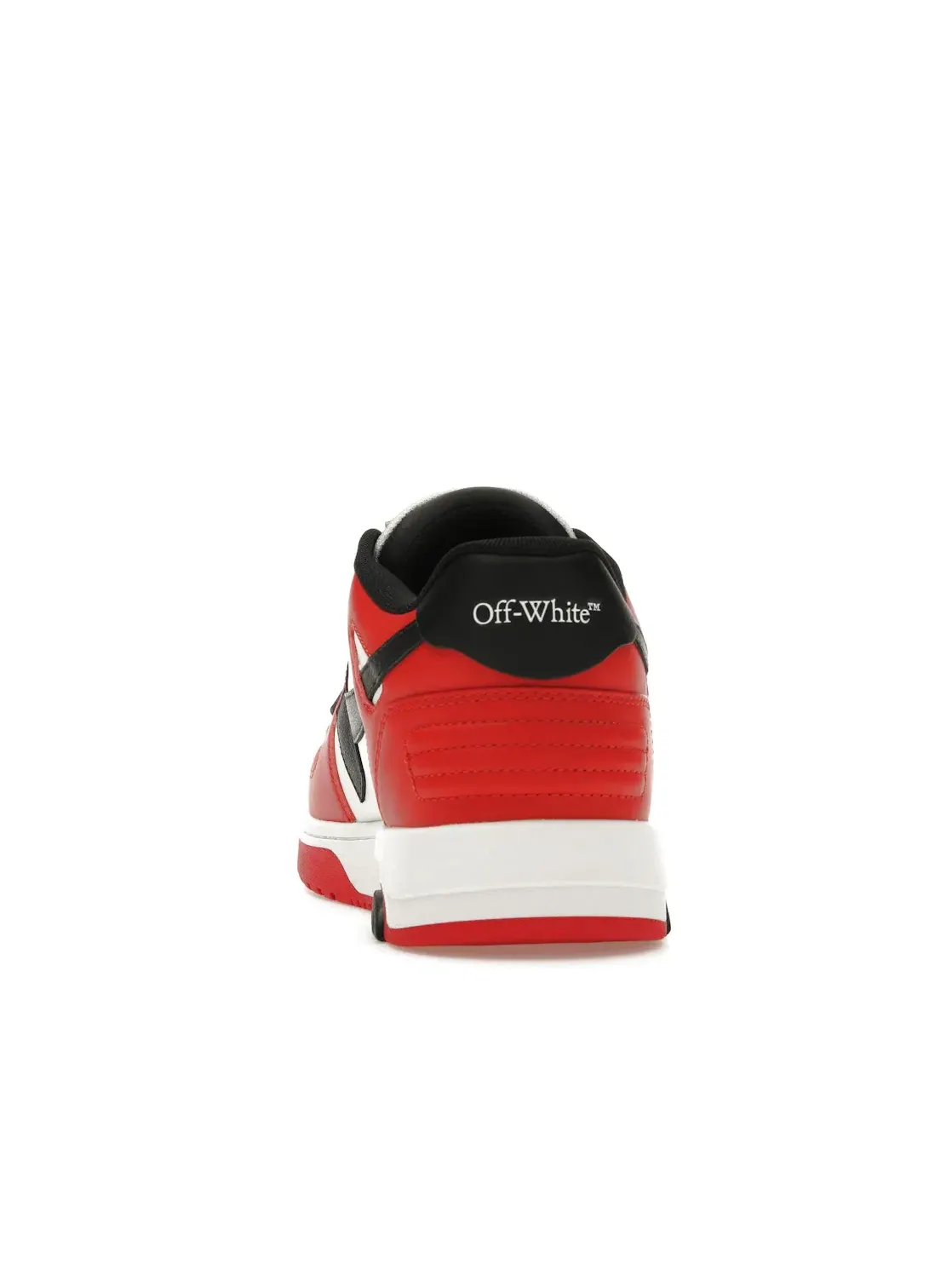 Мужские кроссовки с контрастной подошвой OFF-WHITE Out Of Office OOO Low Tops — изображение 4 из 4, красный/черный