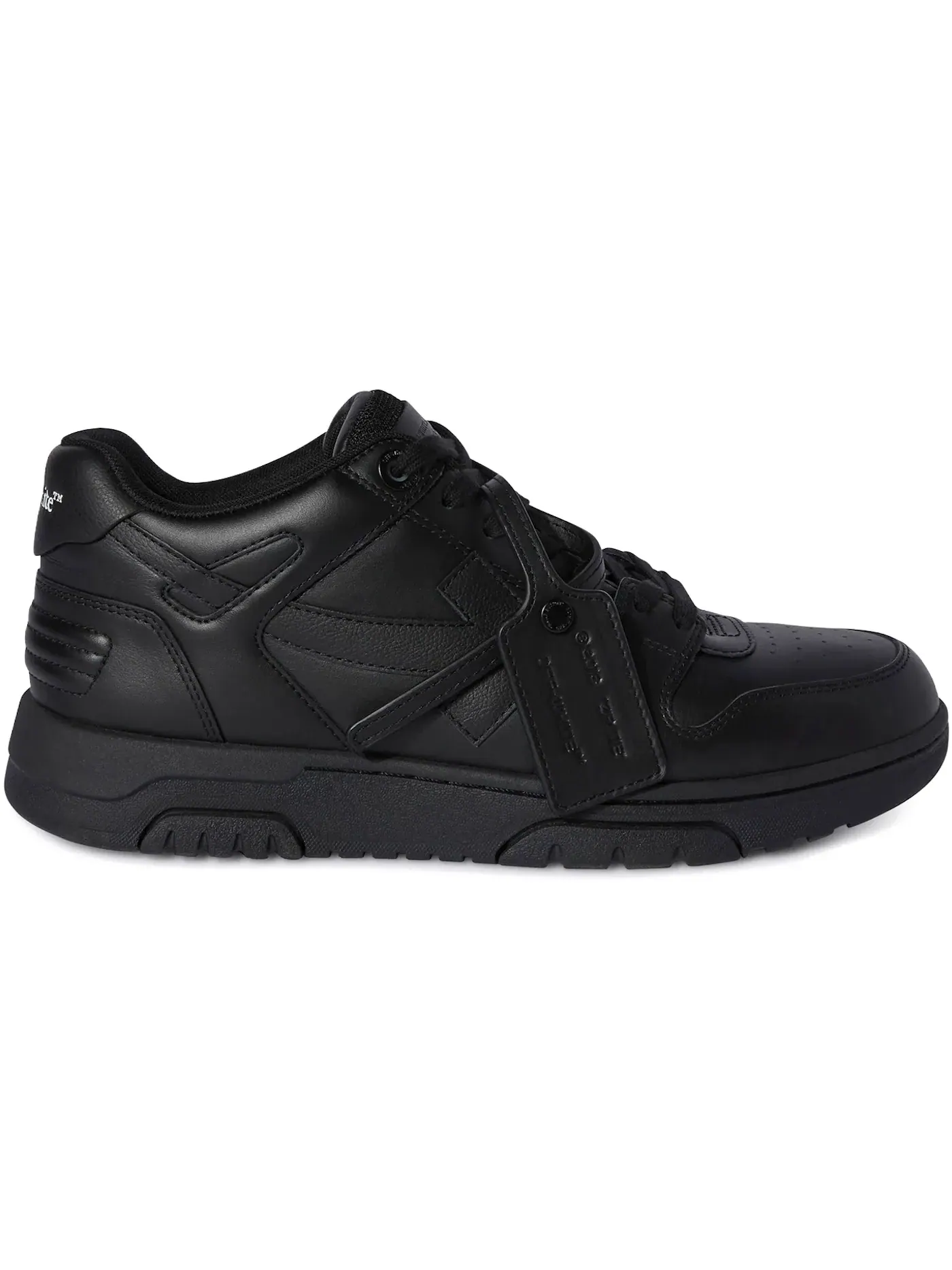 Мужские кроссовки с низким верхом OFF-WHITE Out Of Office OOO Low Tops OFF-WHITE — изображение 1 из 1, черный/черный